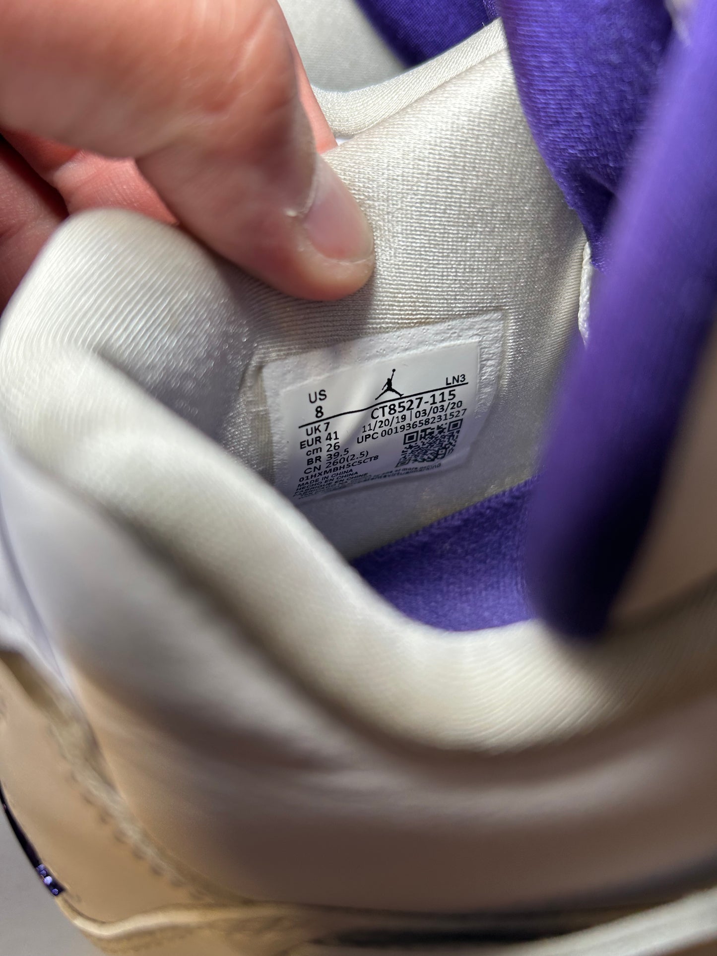 Air Jordan 4 Retro Metallic Purple (Pre-Owned)