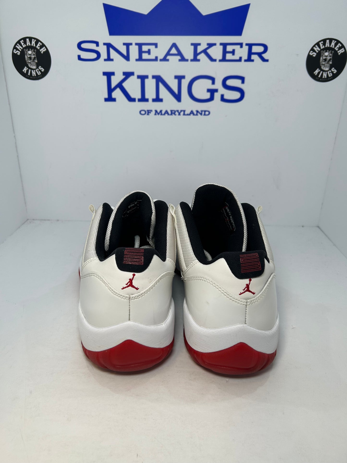 Air Jordan 11 Retro Low White Red Cherry Bottom (Pre-Owned)