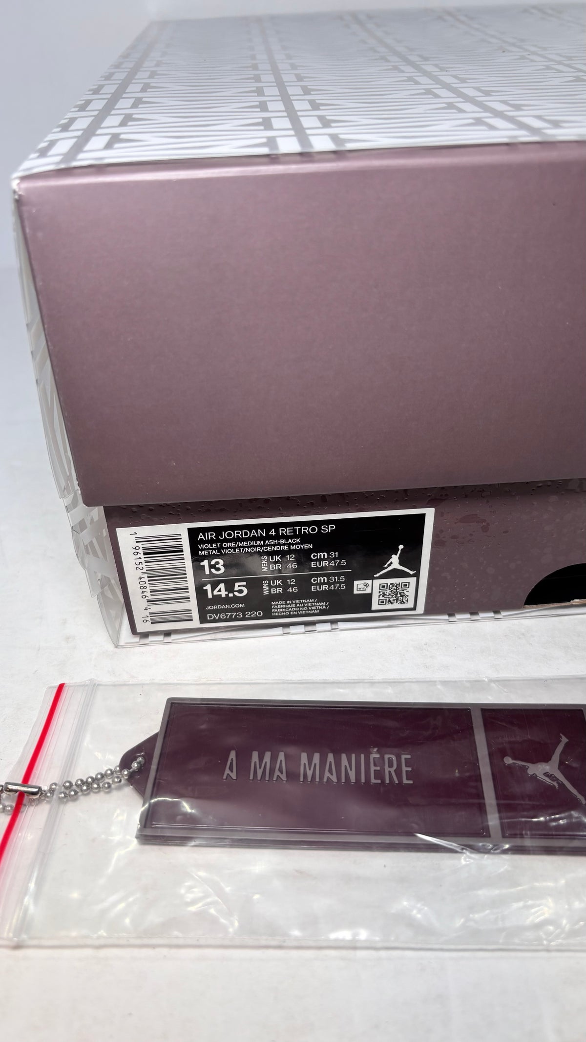 Air Jordan 4 Retro x A Ma Maniere Violet Ore (Pre-Owned)