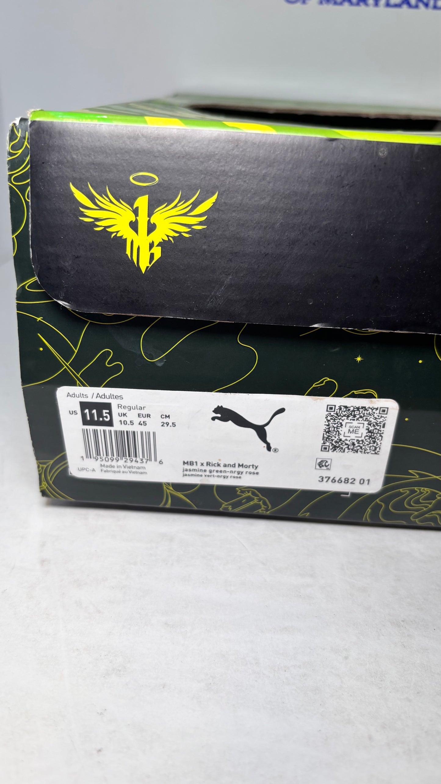 PUMA MB.01 x Rick and Morty Green/Red 2022 (Pre-Owned)