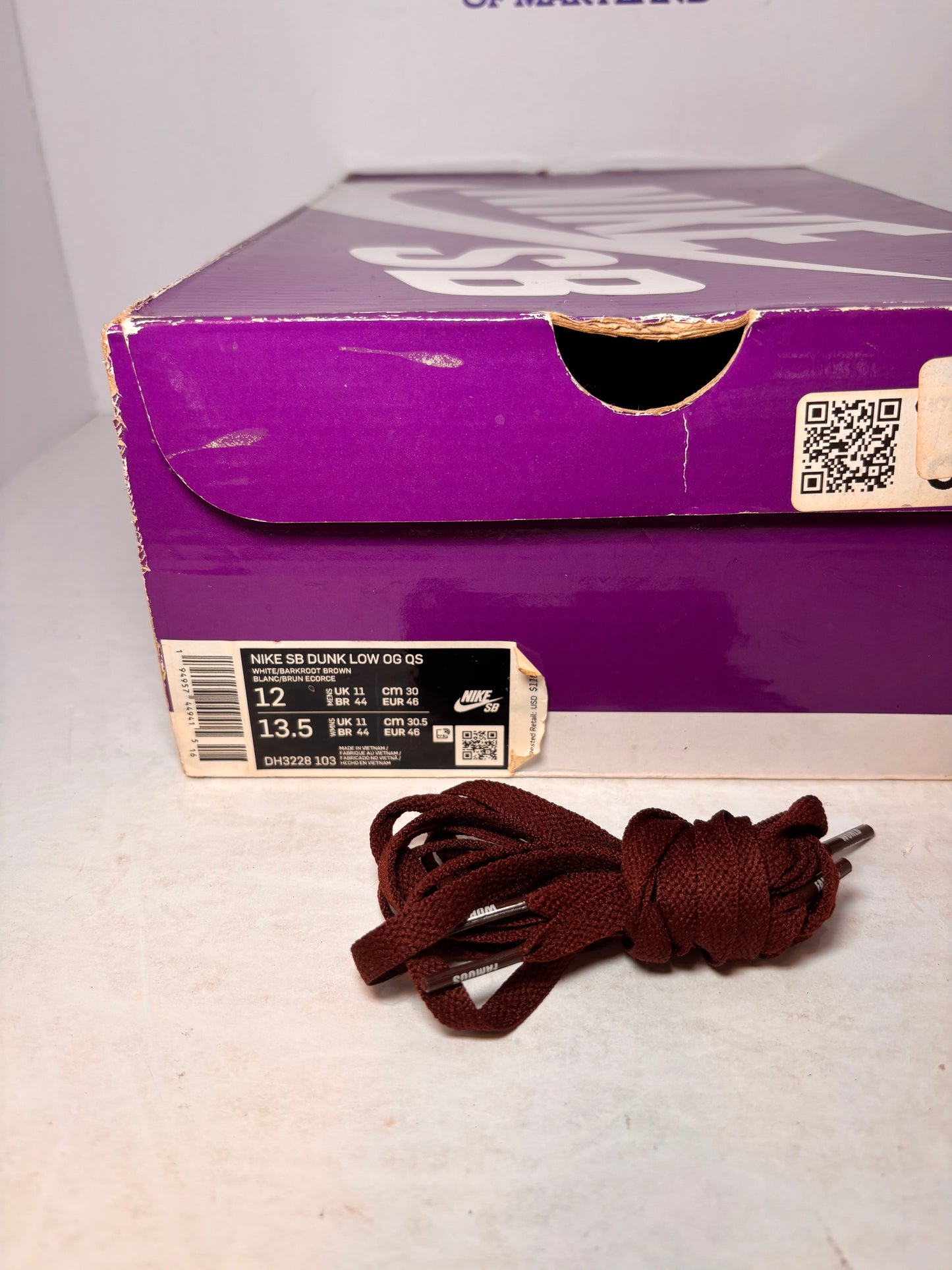 Nike Dunk SB Low x Supreme Barkroot Brown (Pre-Owned)