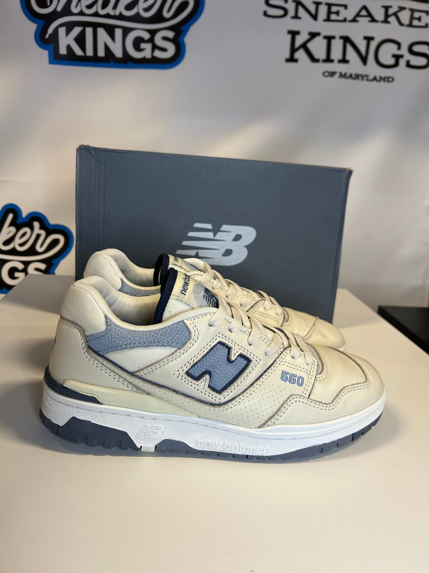 New Balance 550 Vintage Indigo Beige (Pre-Owned)