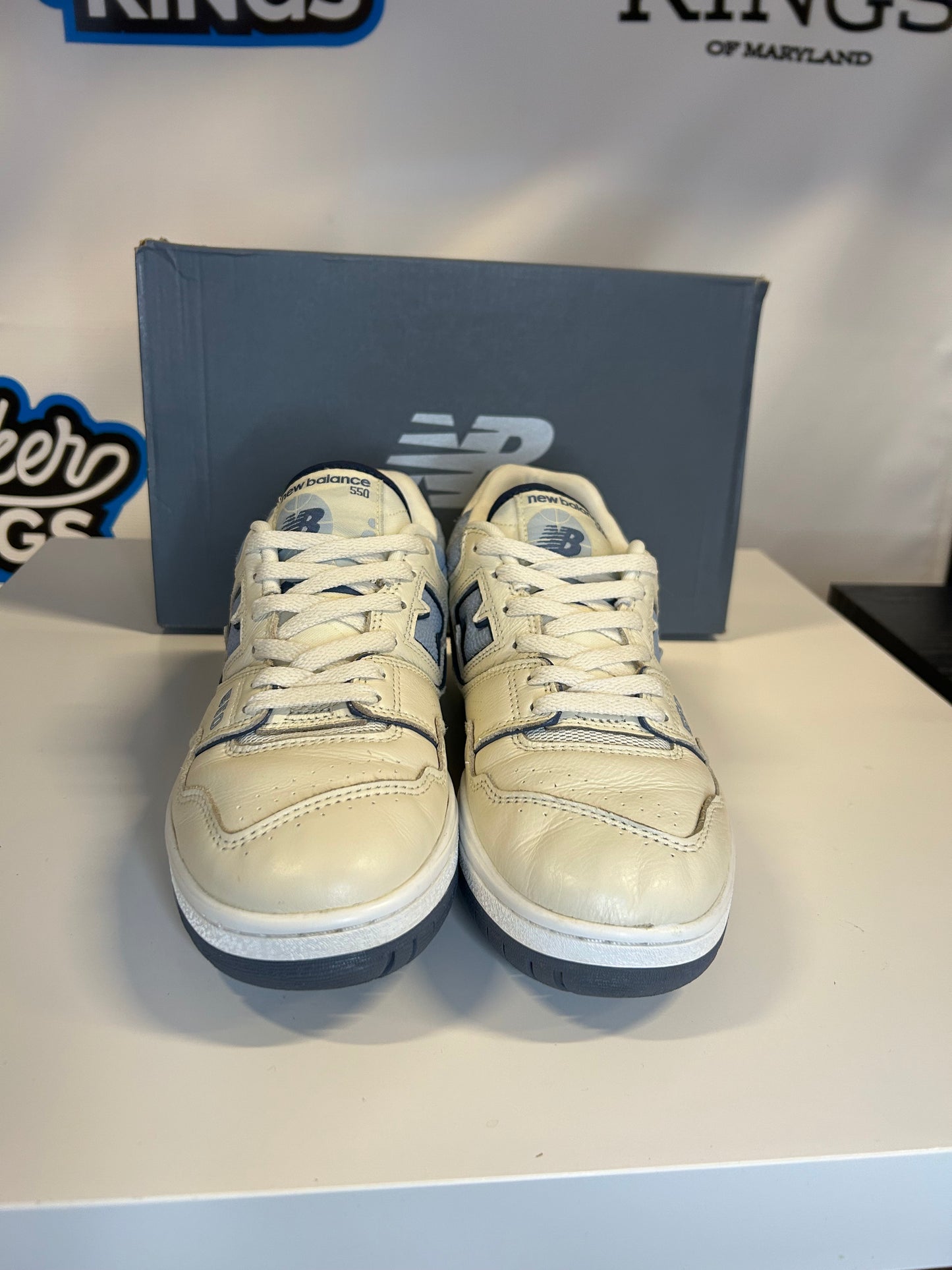 New Balance 550 Vintage Indigo Beige (Pre-Owned)