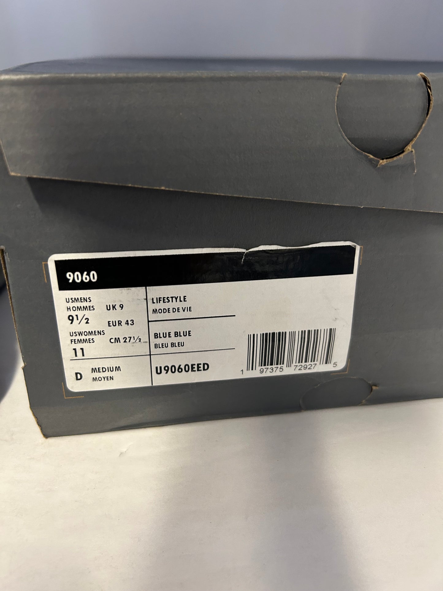New Balance 9060 Chrome Ice Blue (Pre-Owned)