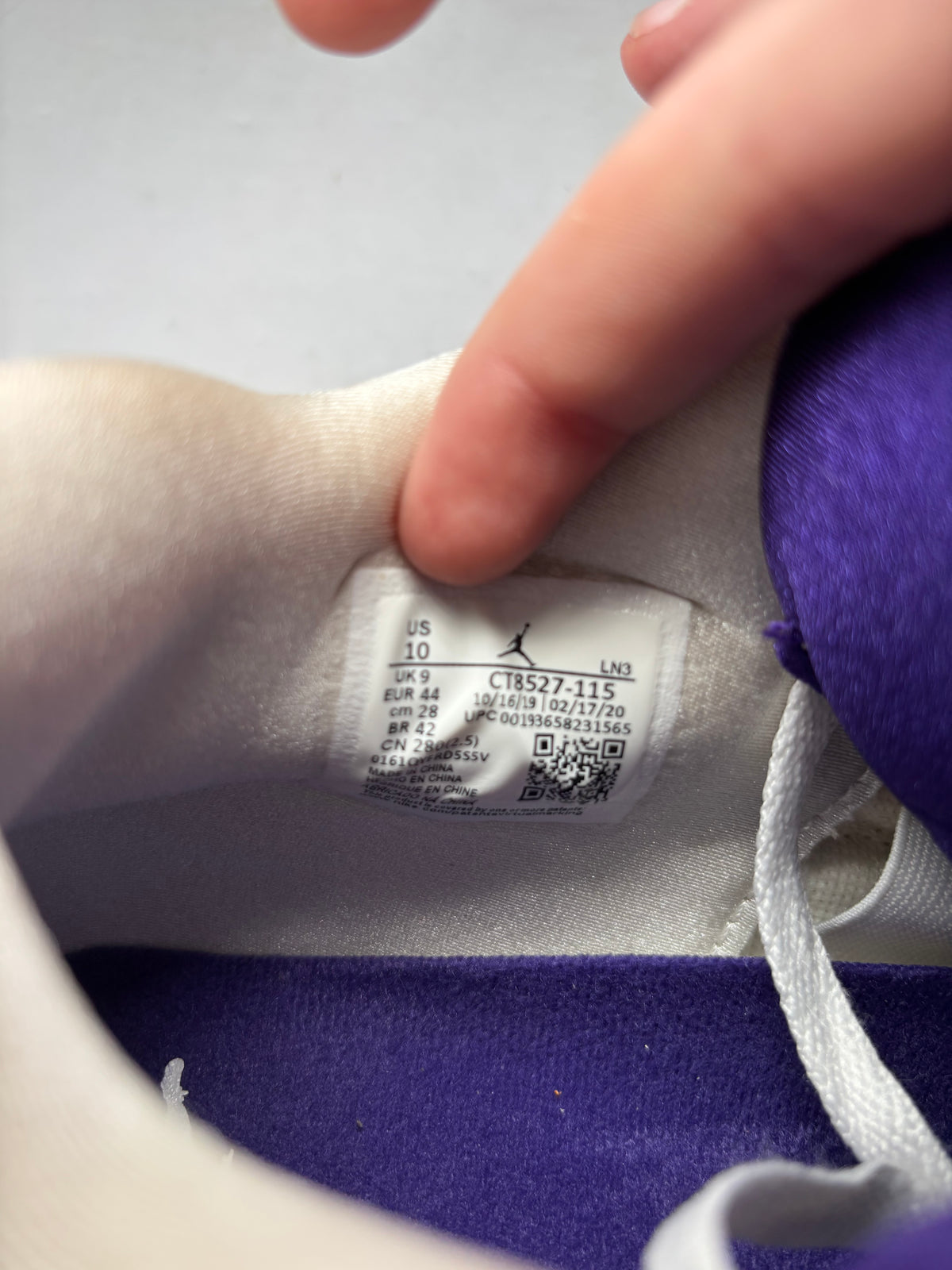 Air Jordan 4 Retro Purple Metallic (Pre-Owned)