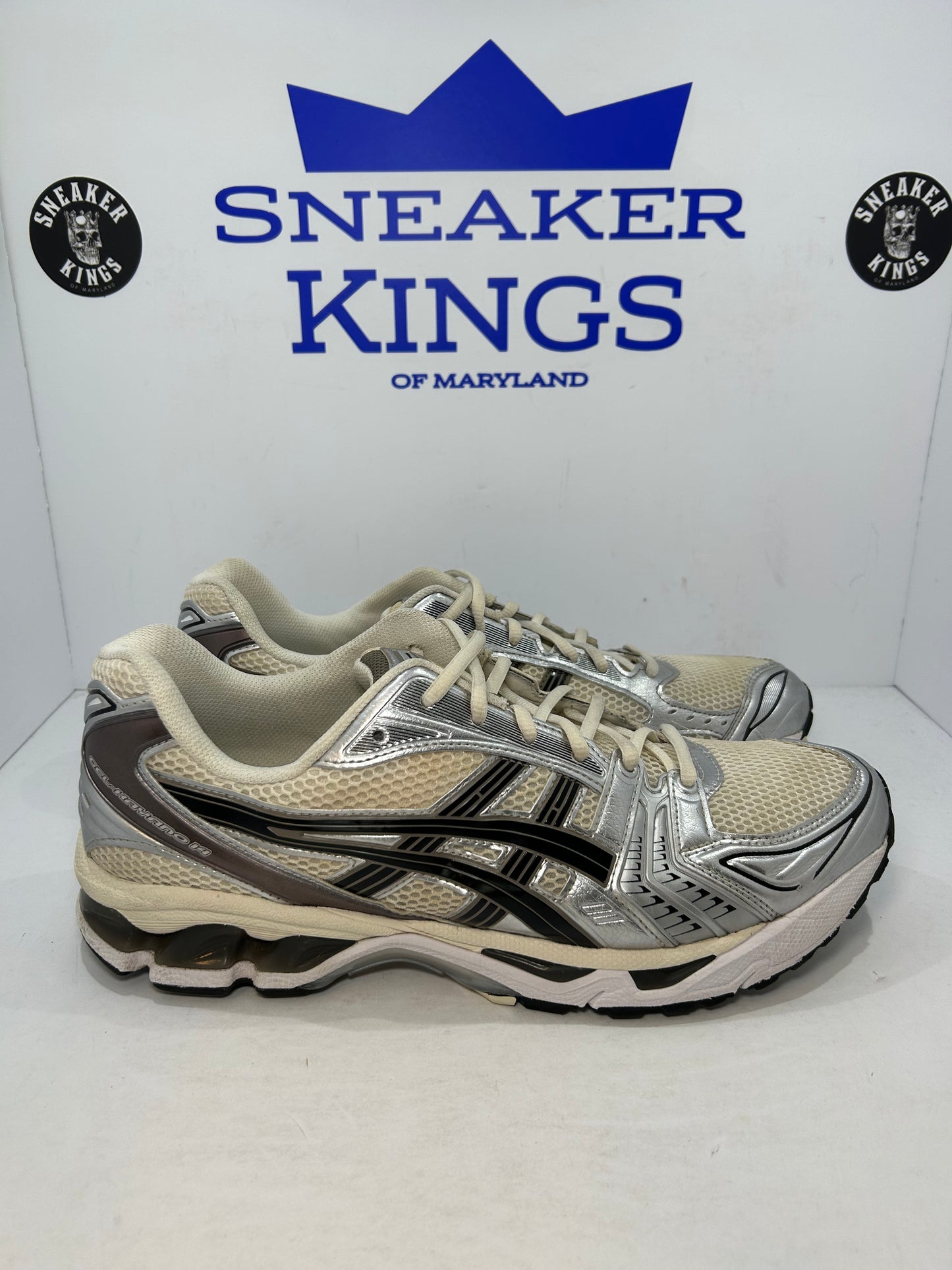 ASICS Gel Kayano 14 Silver Cream Metallic Plum (Pre-Owned)