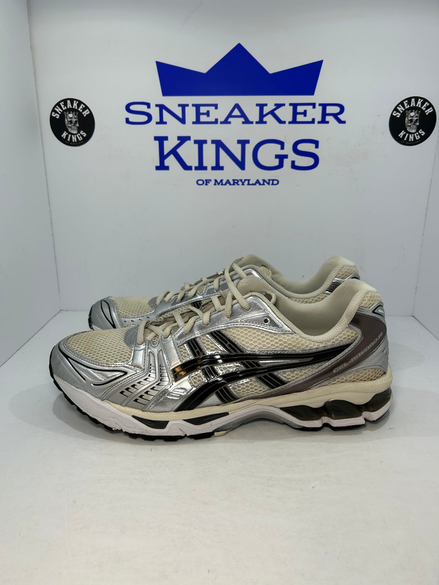 ASICS Gel Kayano 14 Silver Cream Metallic Plum (Pre-Owned)