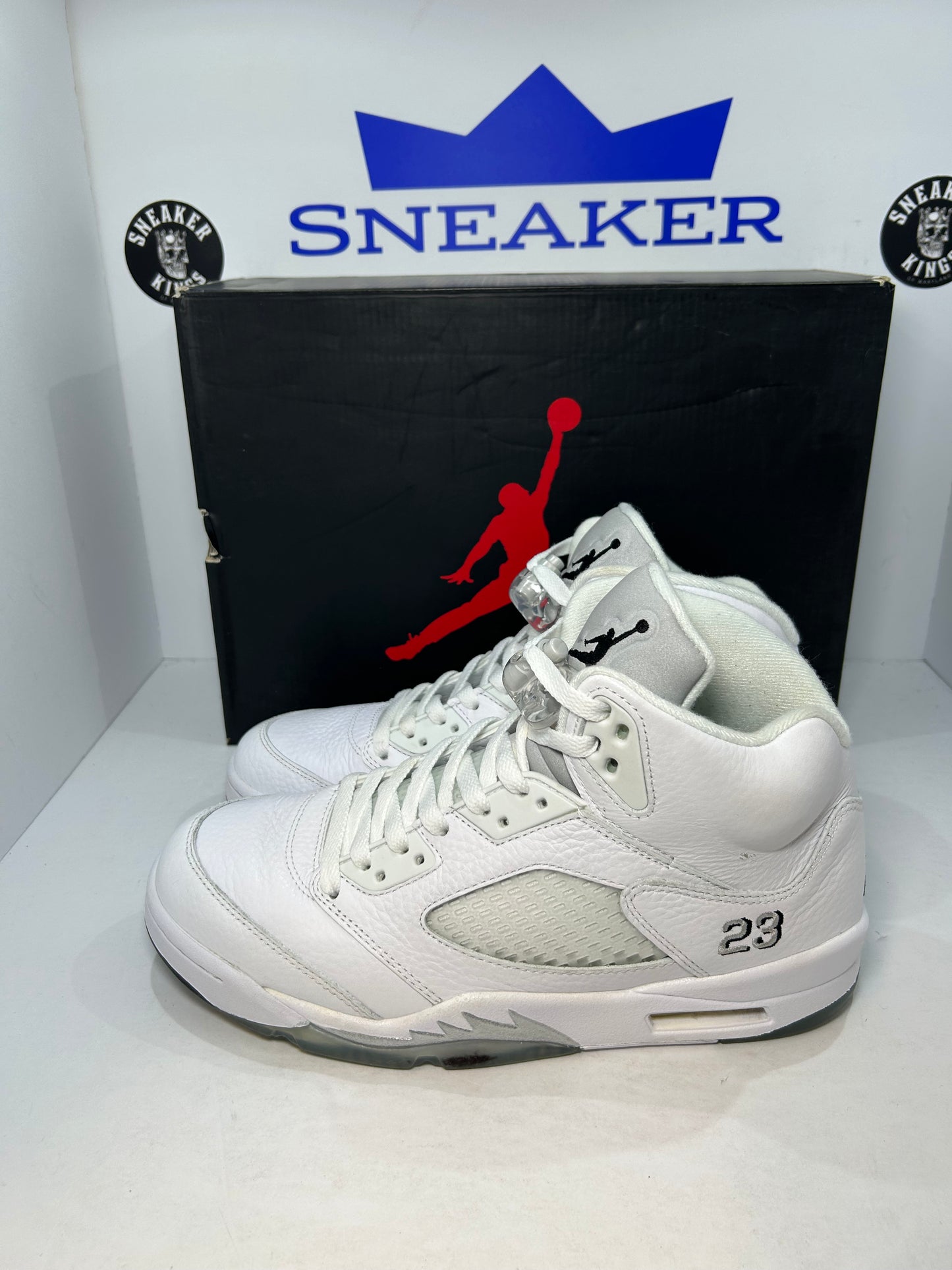 Air Jordan 5 Retro White Metallic (Pre-Owned)