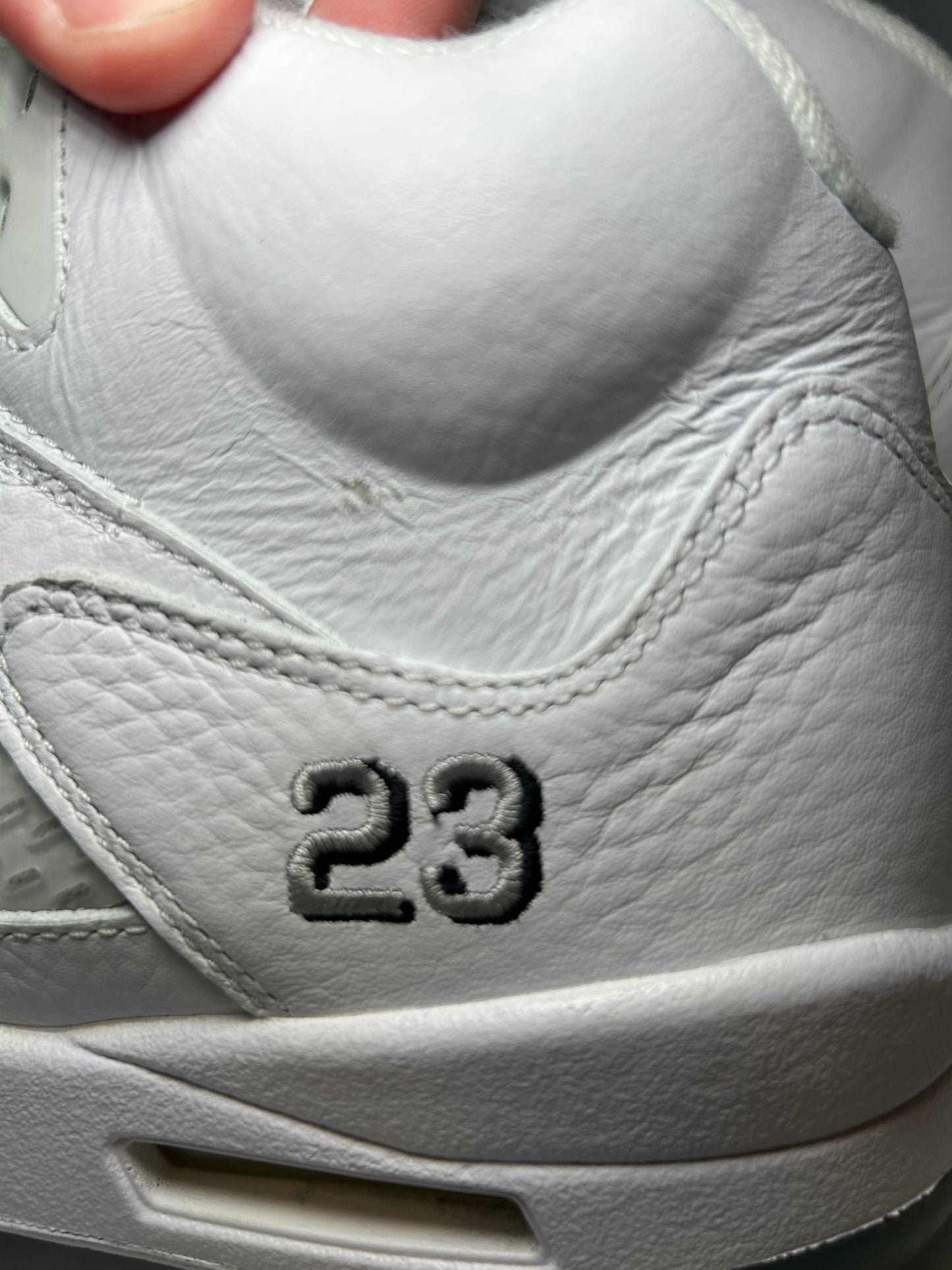 Air Jordan 5 Retro White Metallic (Pre-Owned)