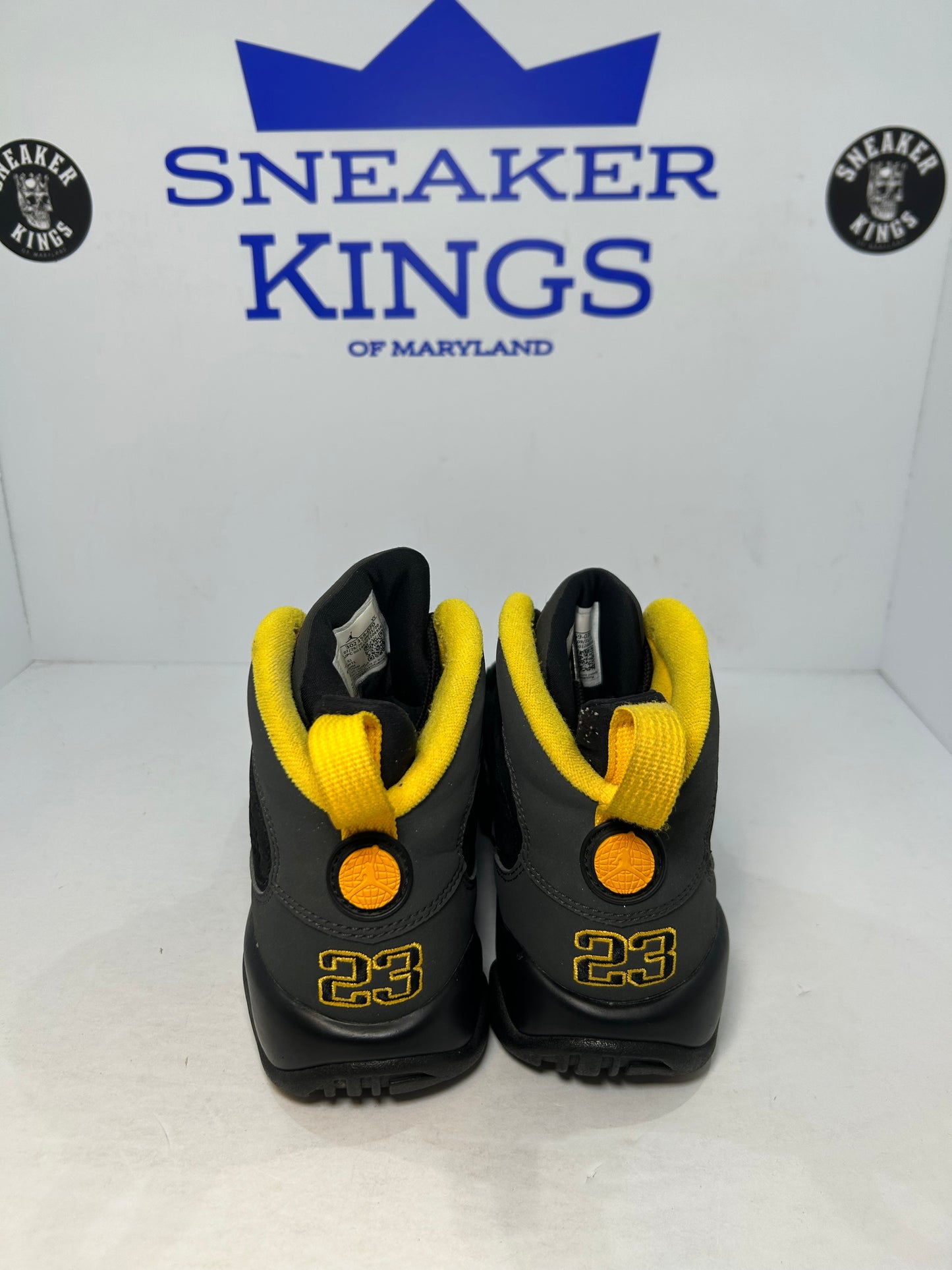 Air Jordan 9 Retro Dark Charcoal University Gold (GS) (Pre-Owned)