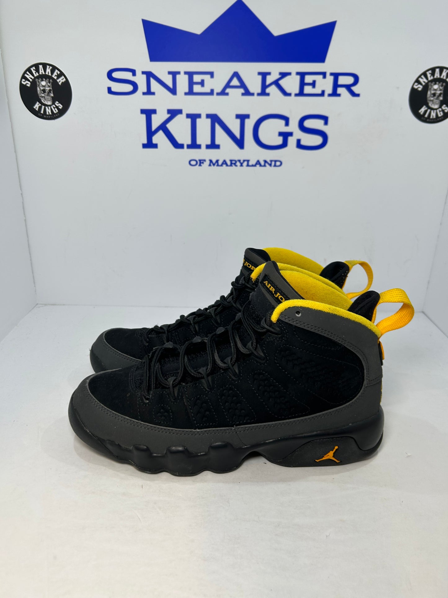 Air Jordan 9 Retro Dark Charcoal University Gold (GS) (Pre-Owned)