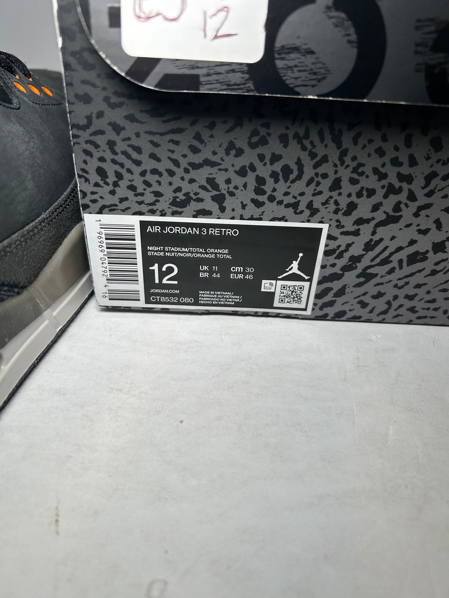 Air Jordan 3 Retro 2023 Fear (Pre-Owned)