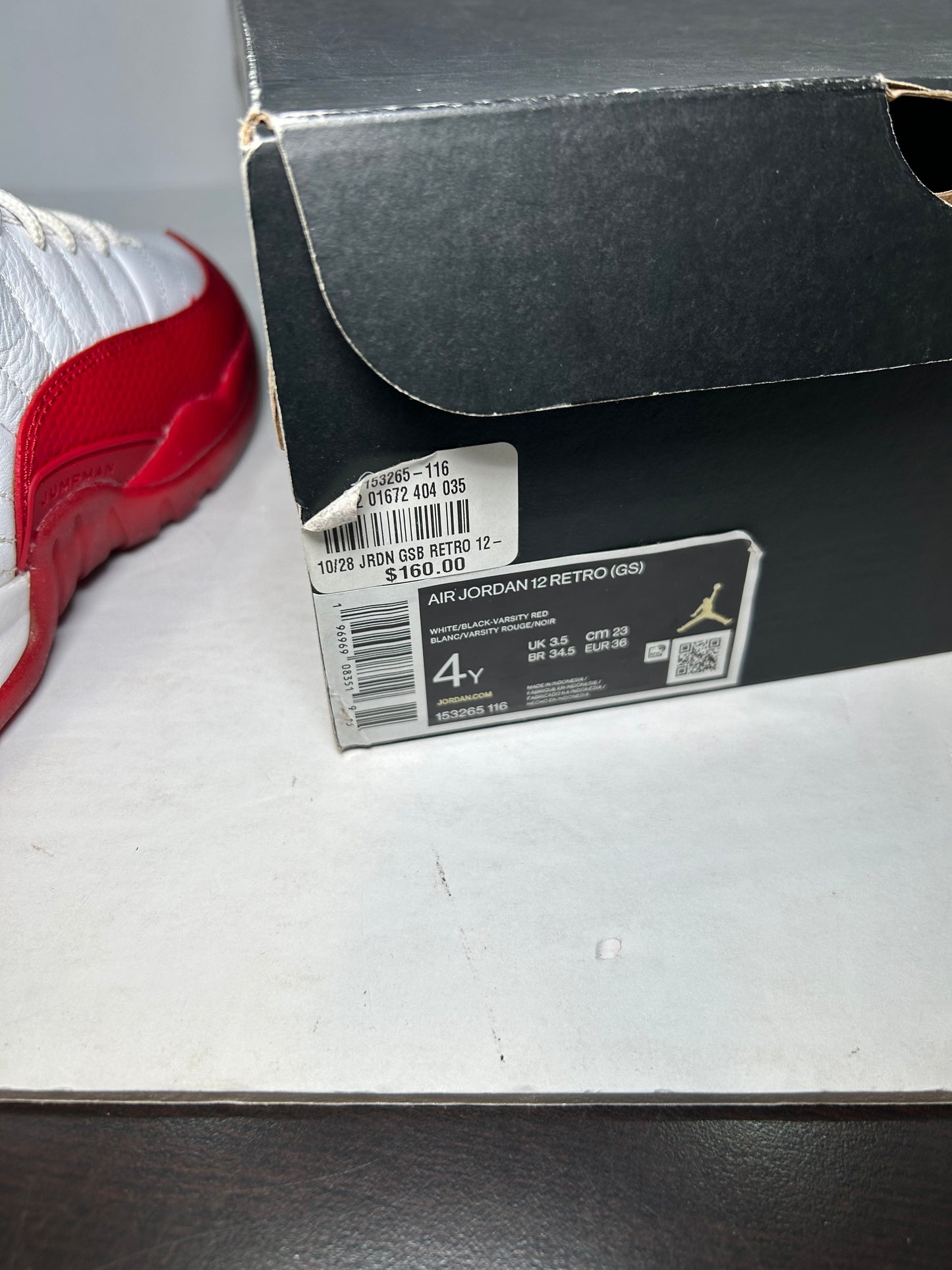 Air Jordan 12 Retro GS Cherry (Pre-Owned)