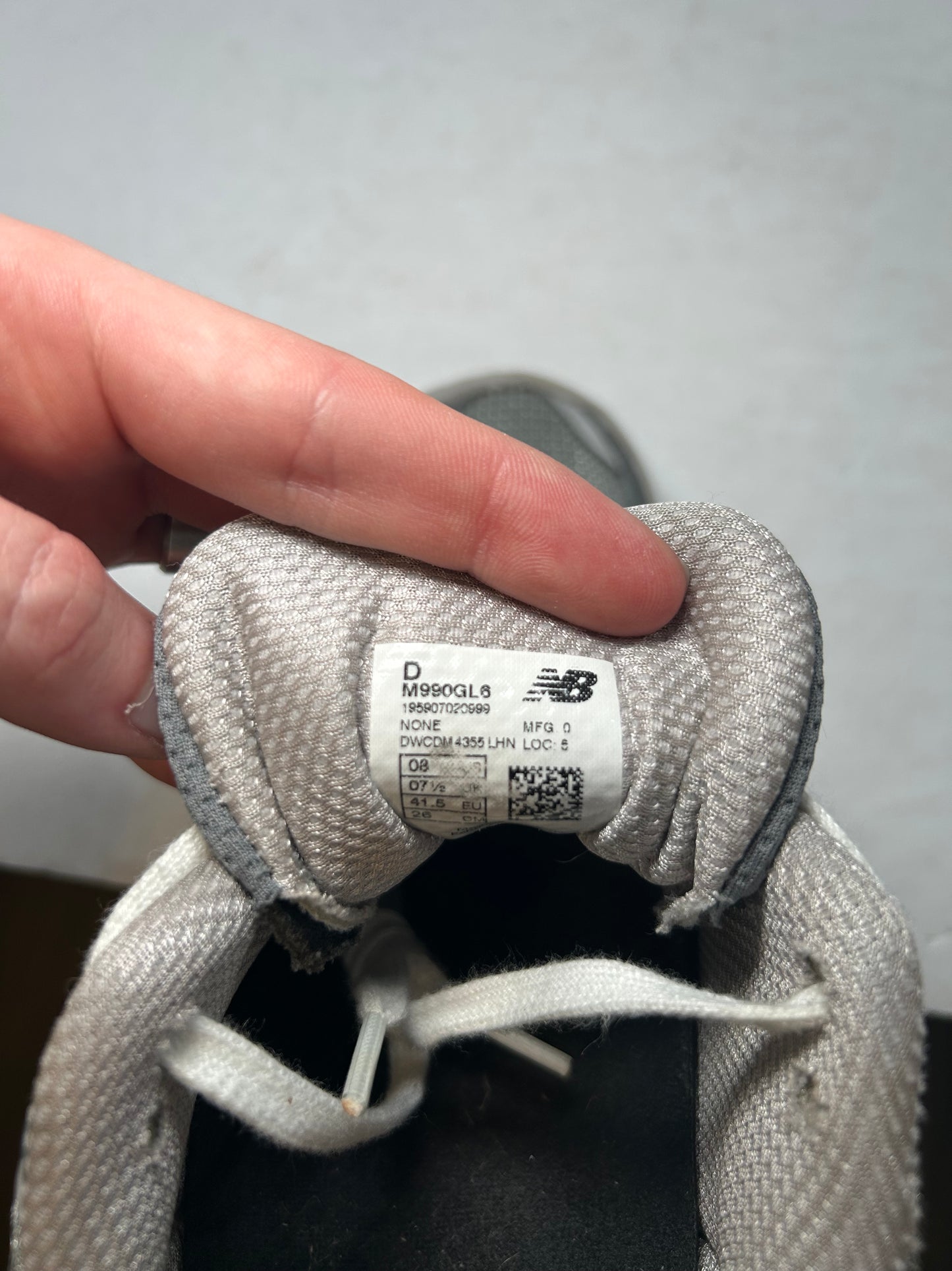 New Balance 990v6 Made in USA Castlerock Grey (Pre-Owned)
