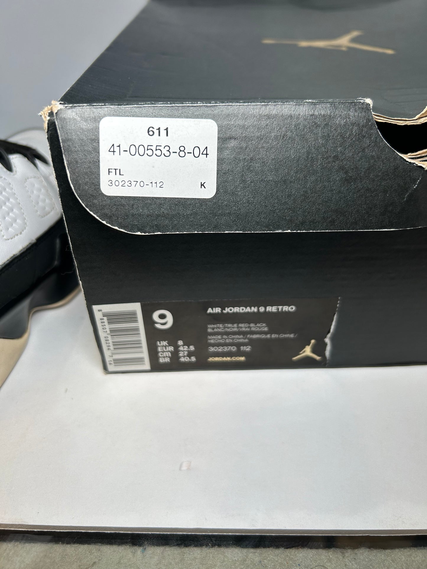 Air Jordan 9 Retro OG Space Jam 2016 (Pre-Owned)