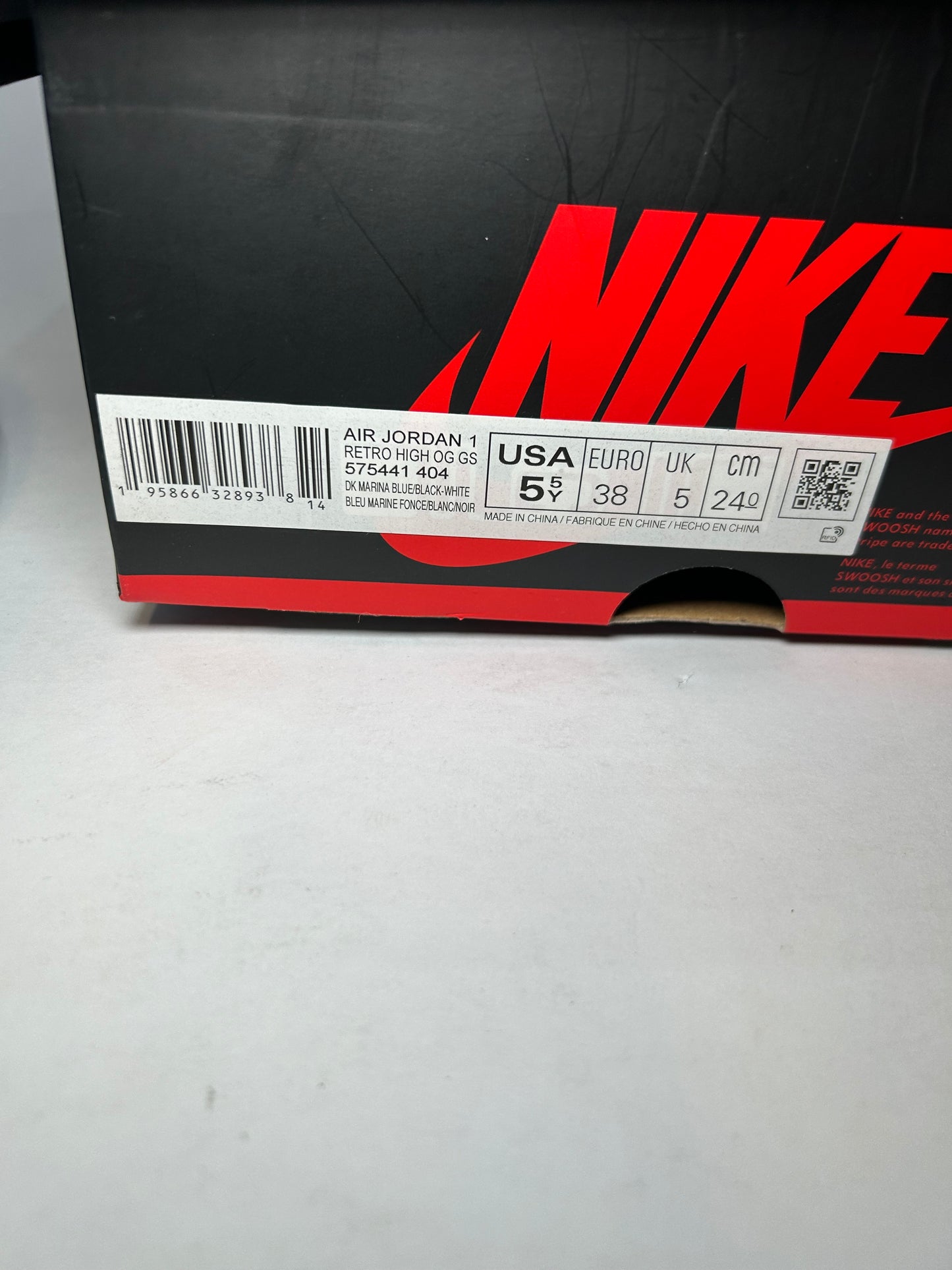Air Jordan 1 Retro High OG GS Dark Marina Blue (Pre-Owned)