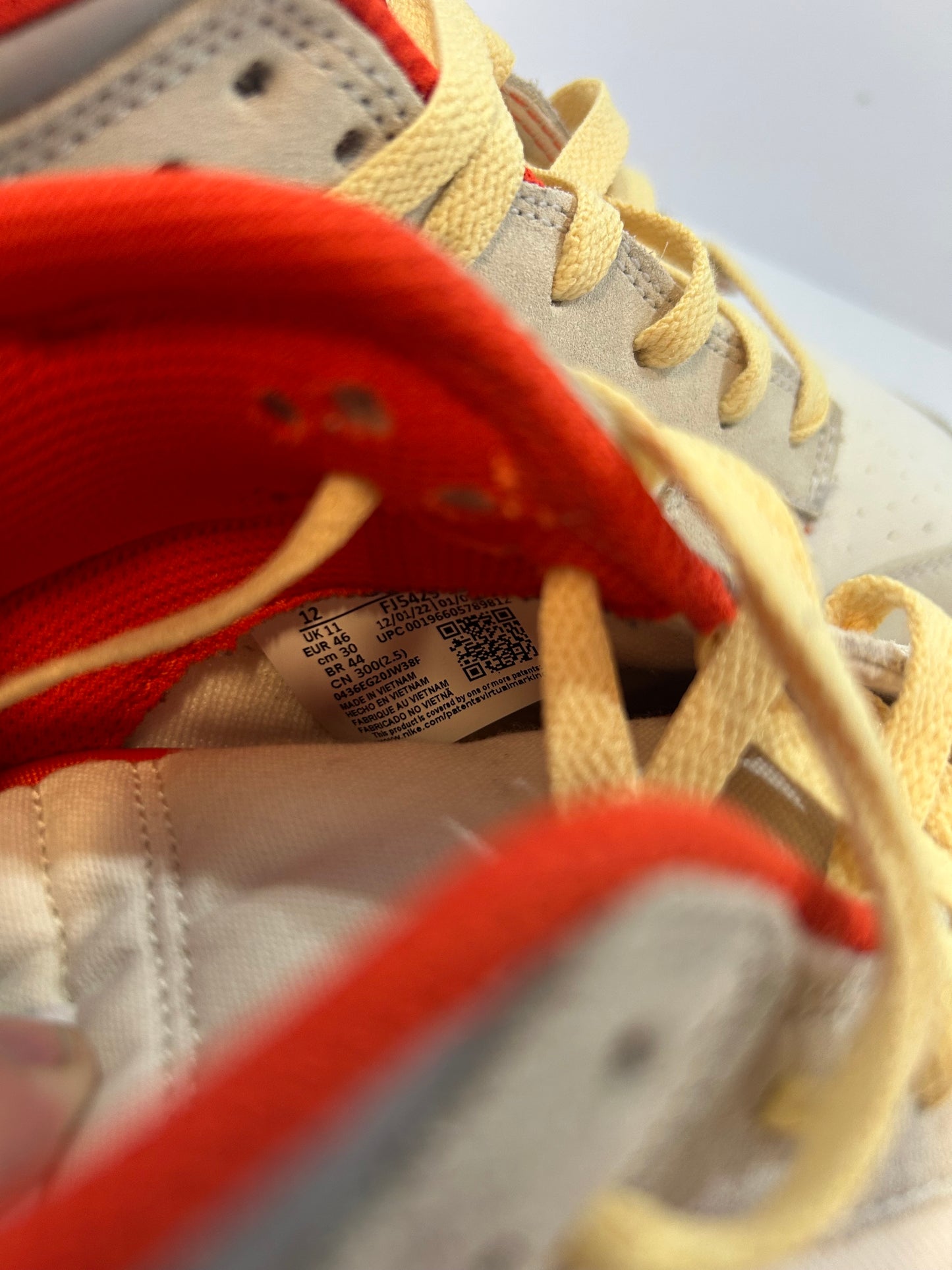 Nike Dunk Low Athletic Department Picante Red (Pre-Owned)