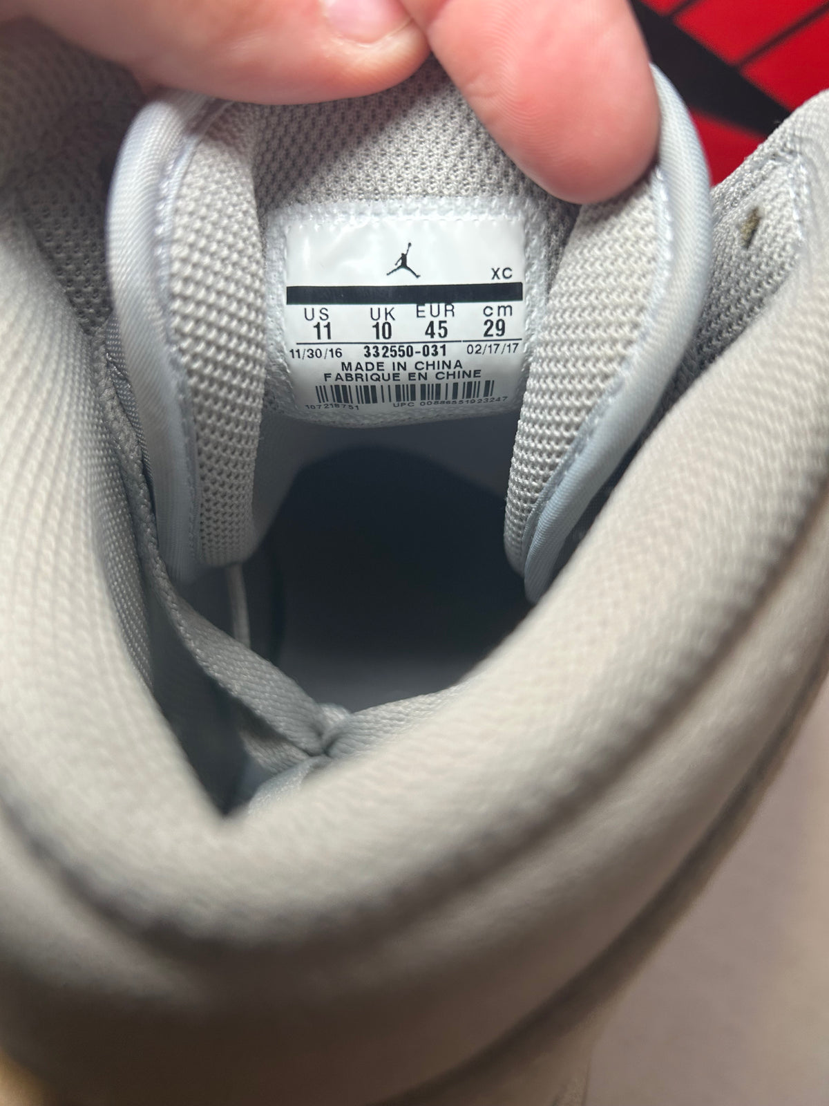 Air Jordan 1 Retro High OG Grey Suede (Pre-Owned)