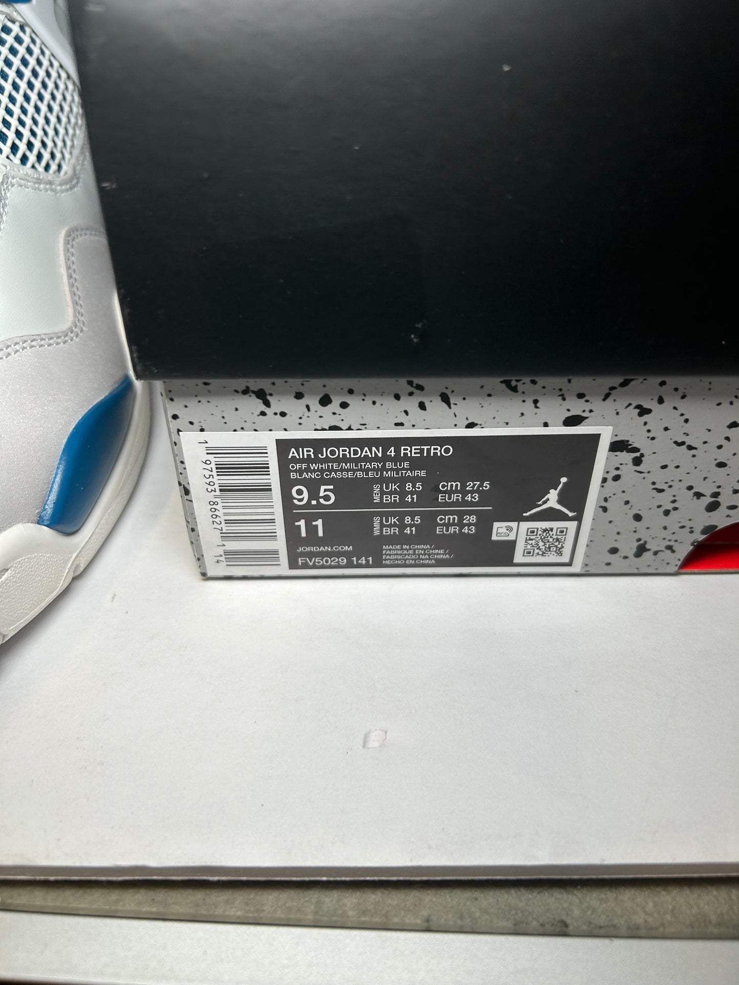 Air Jordan 4 Retro Military Blue 2024 (Pre-Owned)