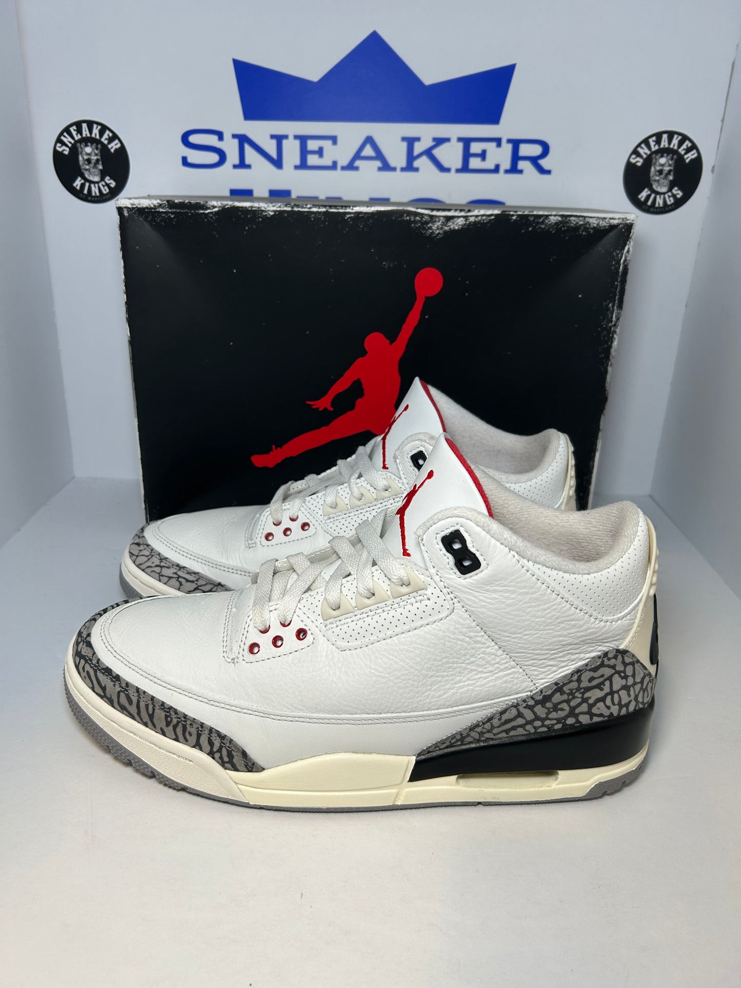 Air Jordan 3 Retro White Cement Reimagined (Pre-Owned)
