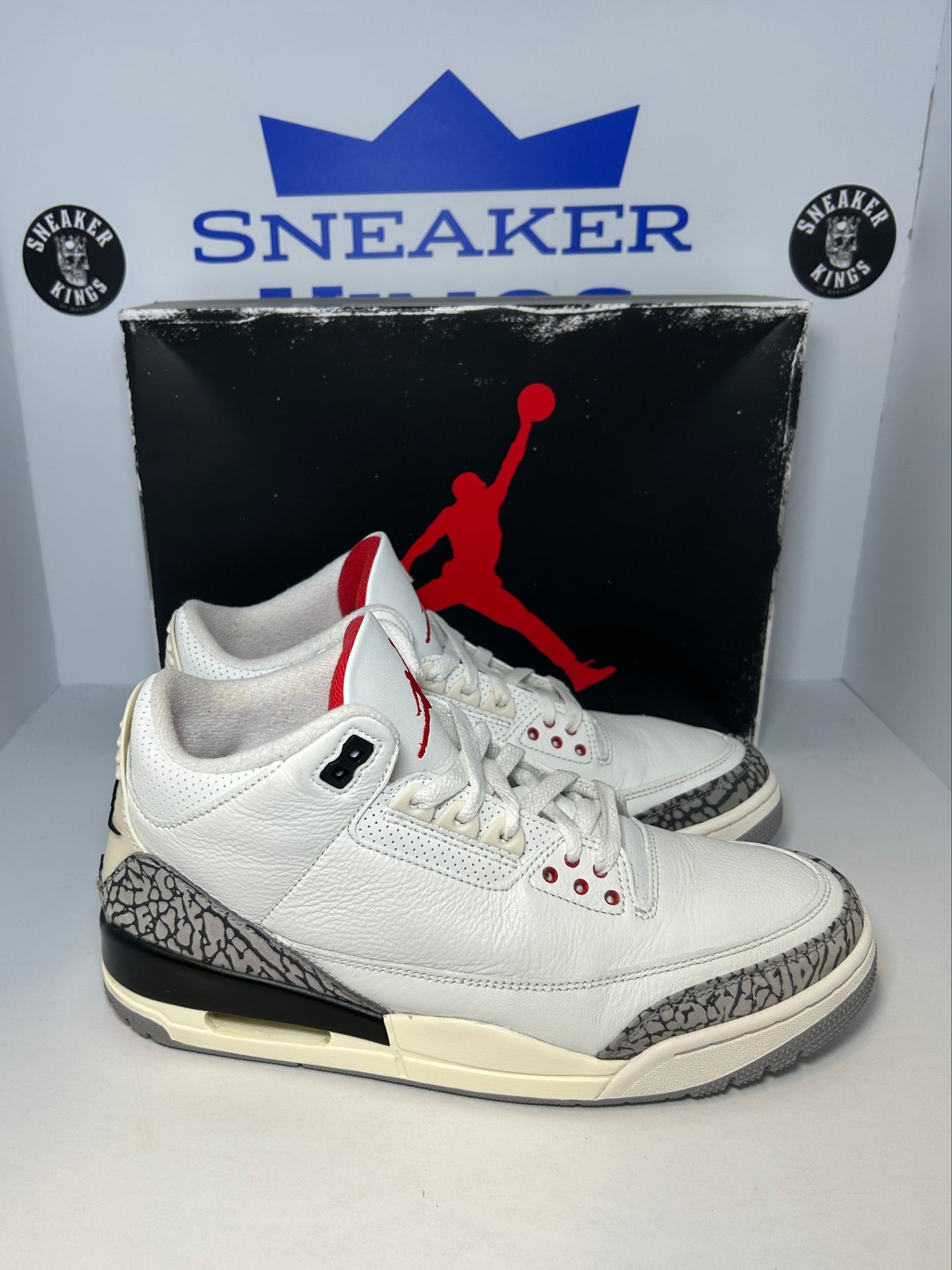 Air Jordan 3 Retro White Cement Reimagined (Pre-Owned)