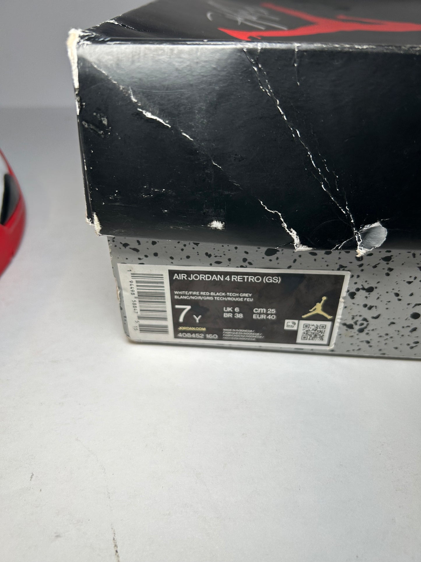 Air Jordan 4 Retro GS Fire Red (Pre-Owned)