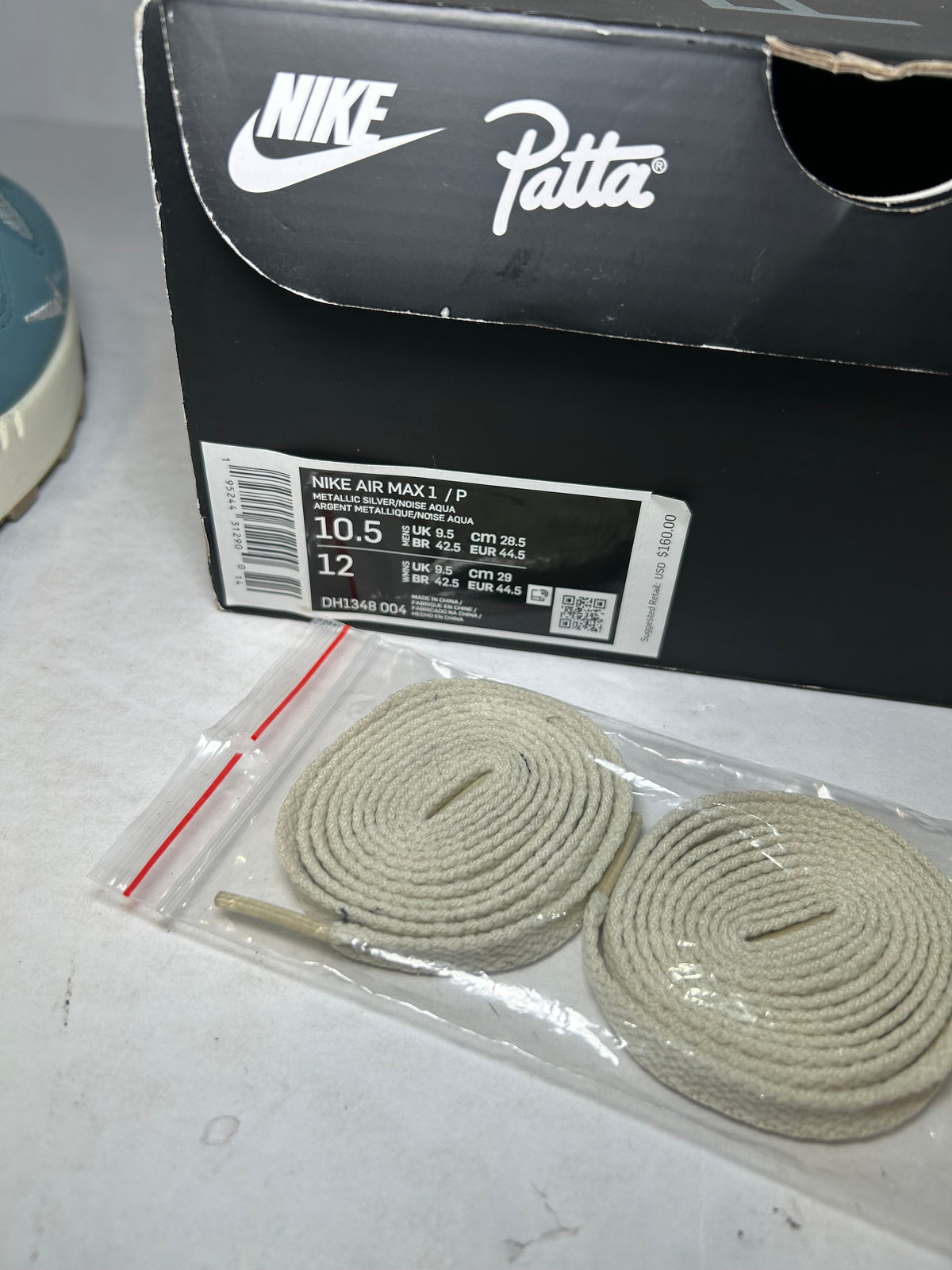 Nike Air Max 1 Patta Waves Noise Aqua (Pre-Owned)