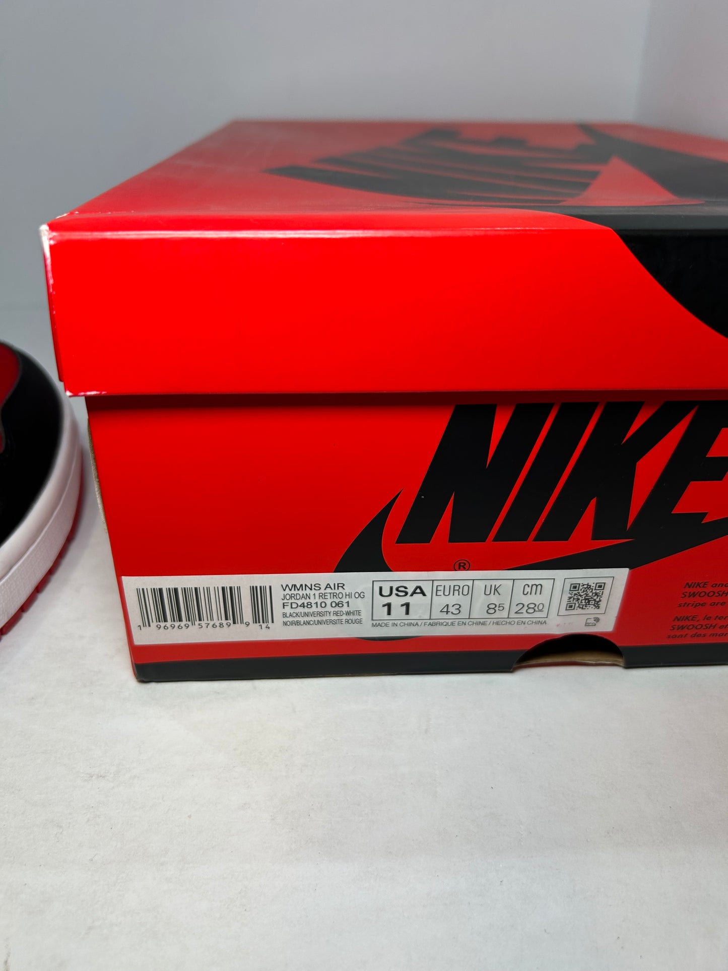 Air Jordan 1 Retro High OG Satin Bred (W) (Pre-Owned)