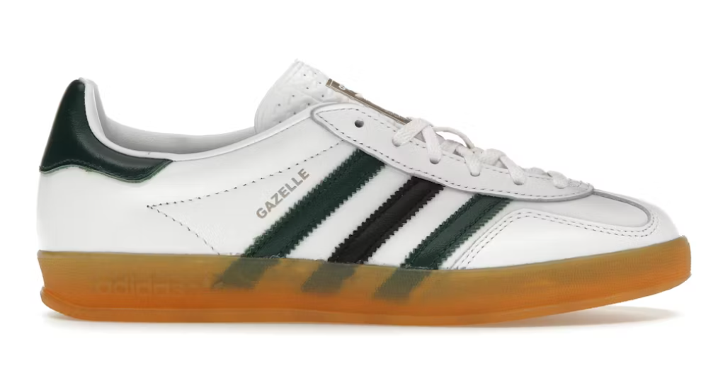 Adidas Gazelle Indoor White Collegiate Green (W)