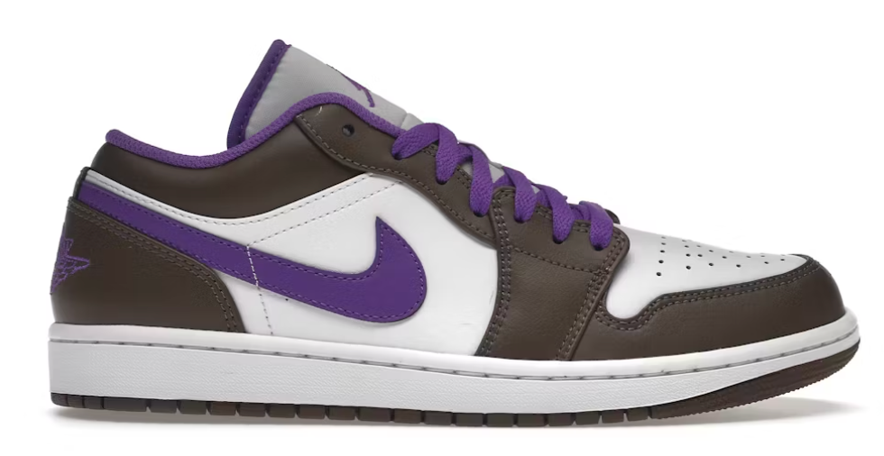 Air Jordan 1 Low Palomino Purple Mocha