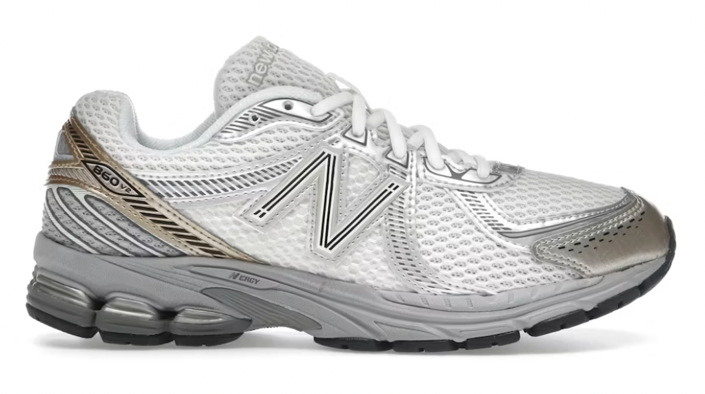 New Balance 860v2 Sea Salt Gold Metallic