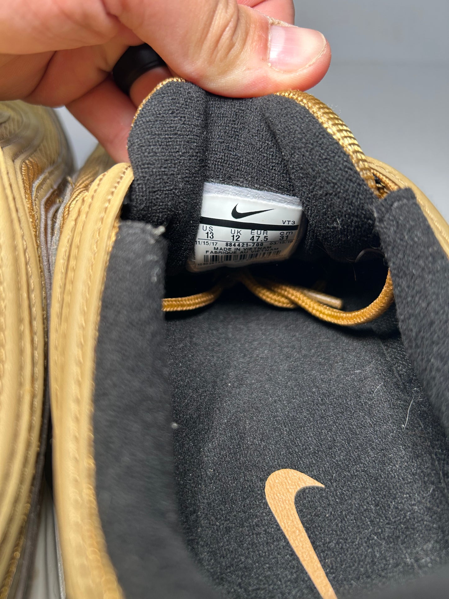 Nike Air Max 97 OG QS Metallic Gold (Pre-Owned)
