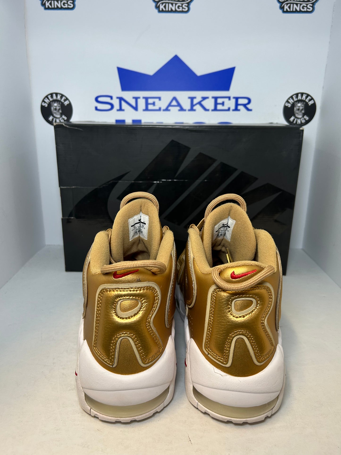 Nike Air More Uptempo Supreme Metallic Gold (Pre-Owned)