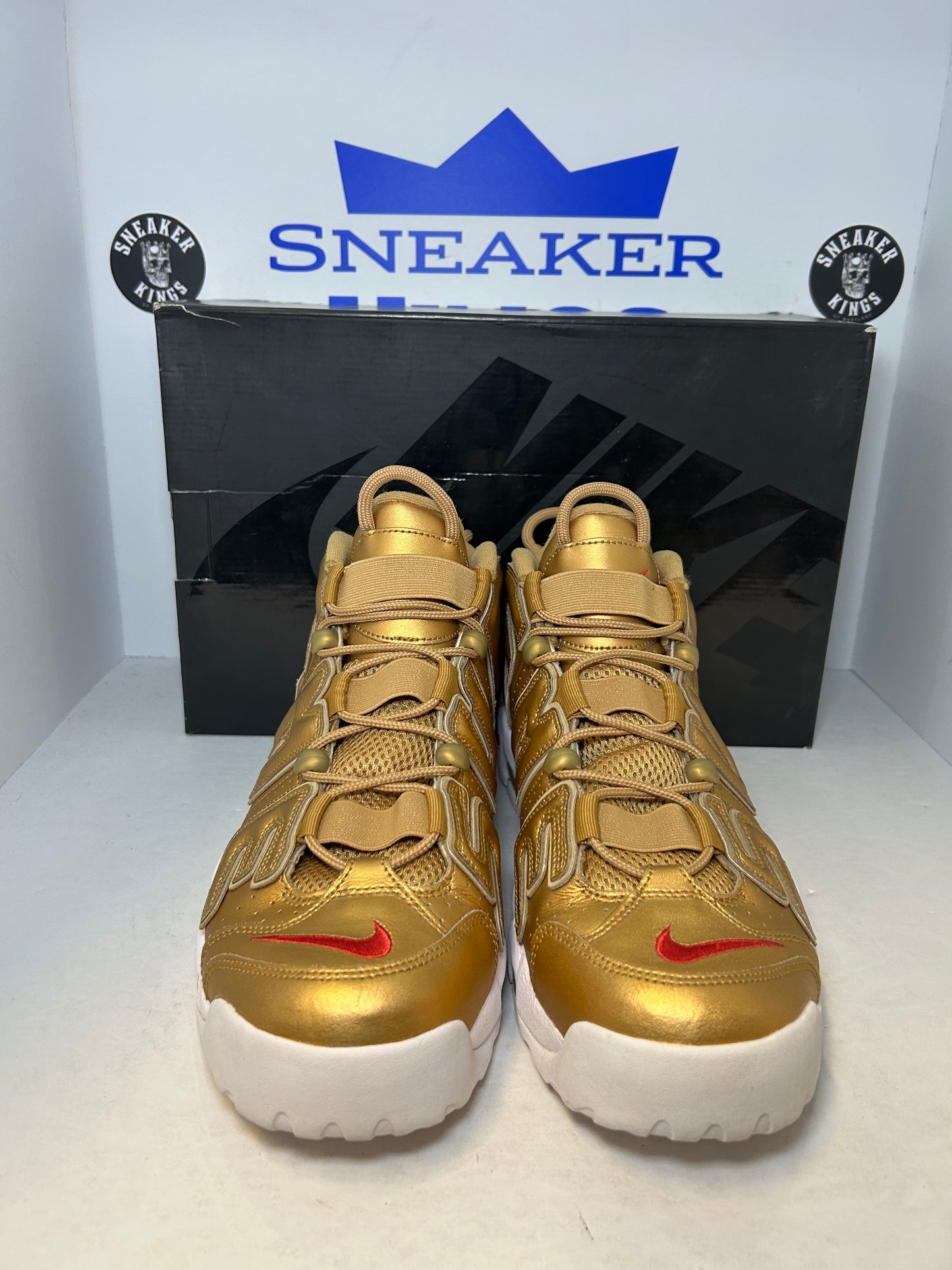 Nike Air More Uptempo Supreme Metallic Gold (Pre-Owned)