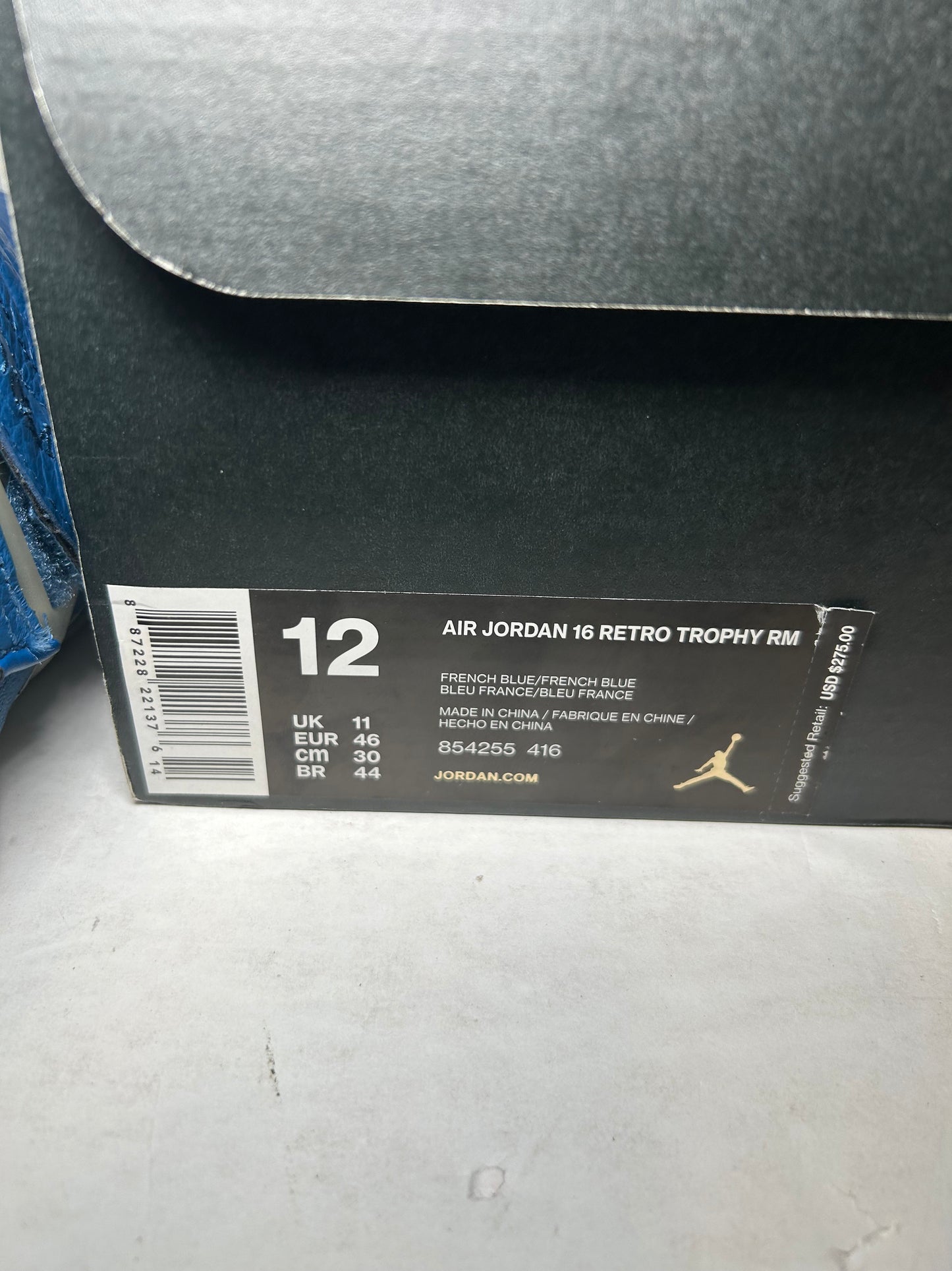 Air Jordan 16 Retro Trophy Room French Blue (Pre-Owned)
