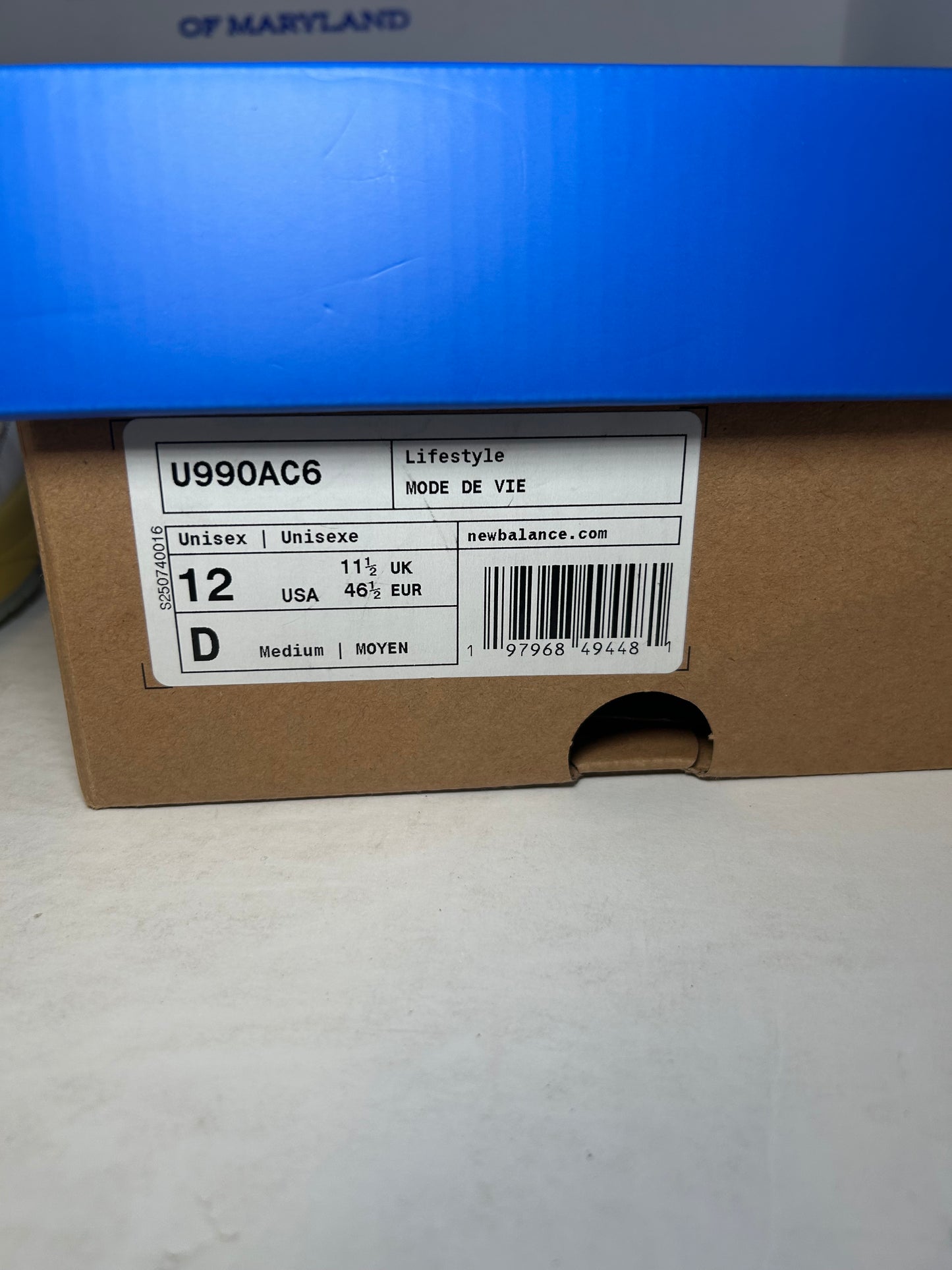 New Balance 990v6 Action Bronson Baklava Made in USA Untitled (Pre-Owned)