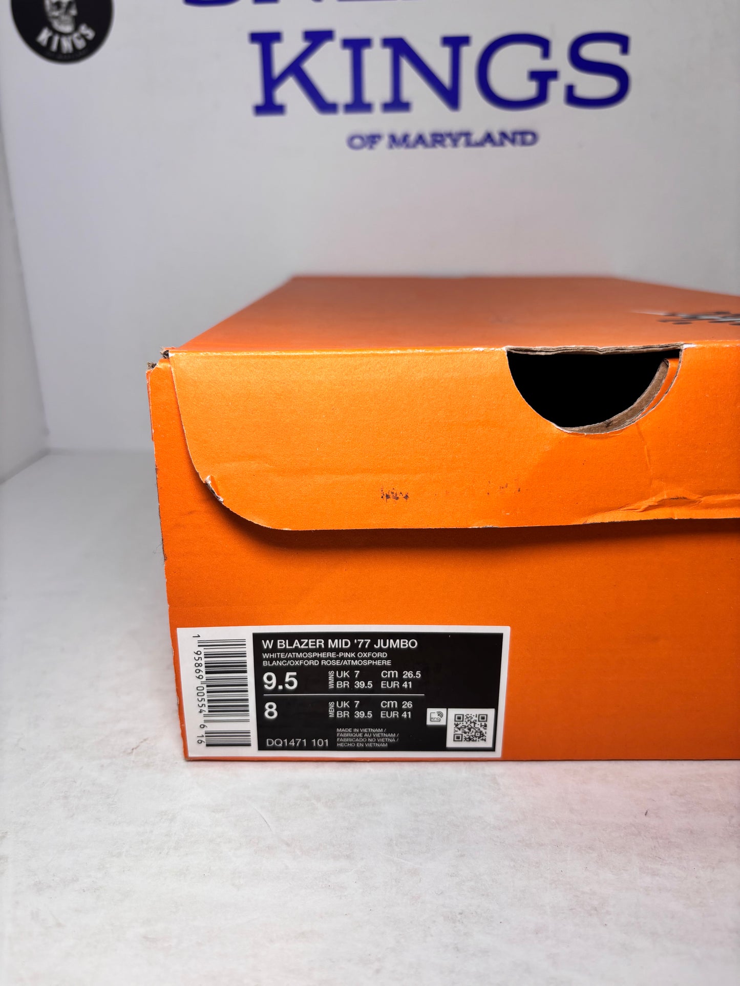 Nike Blazer Mid Jumbo Atmosphere Pink W (Pre-Owned)