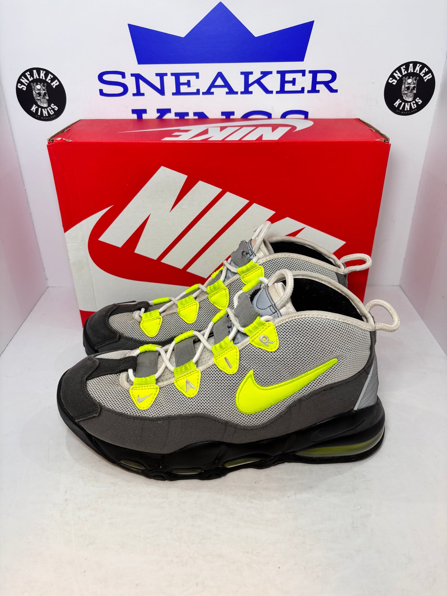 Nike Air Max Uptempo '95 QS Dark Pewter Volt (Pre-Owned)