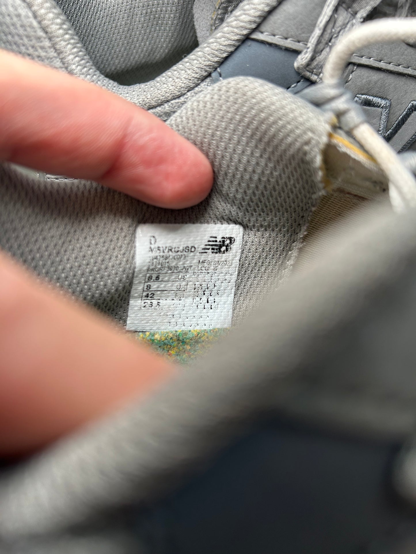 New Balance Jaden Smith Vision Racer Grey Silver (Pre-Owned)