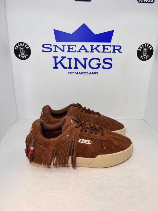 ANTA Kai 1 Style Kyrie Irving Brown Suede Chief Hélà (Pre-Owned)