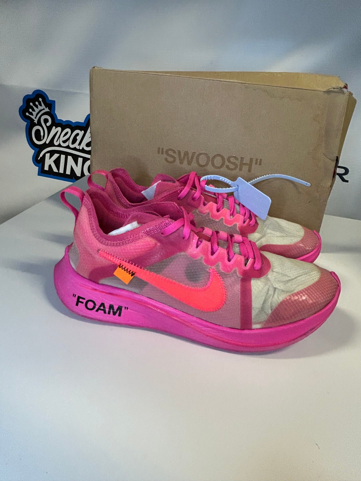 Nike Off-White Zoom Fly Pink (Pre-Owned)