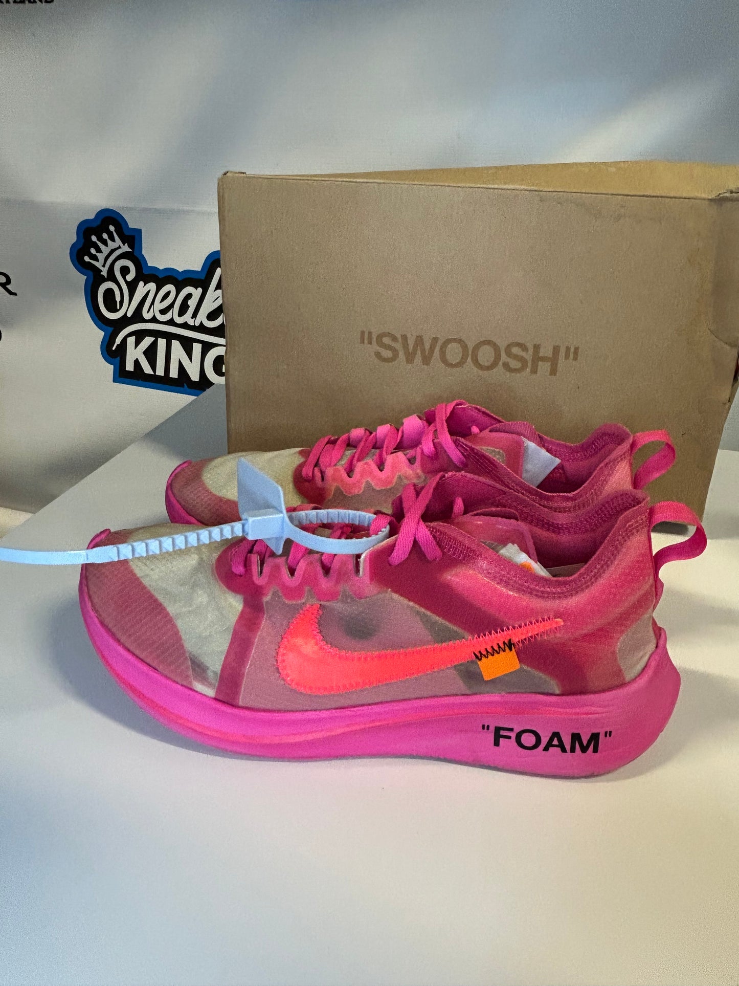 Nike Off-White Zoom Fly Pink (Pre-Owned)