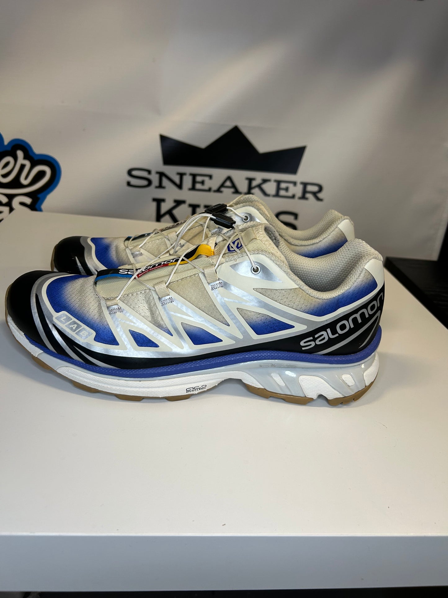 Salomon XT-6 Skyline Bleached Sand Dazzling Blue (Pre-Owned)