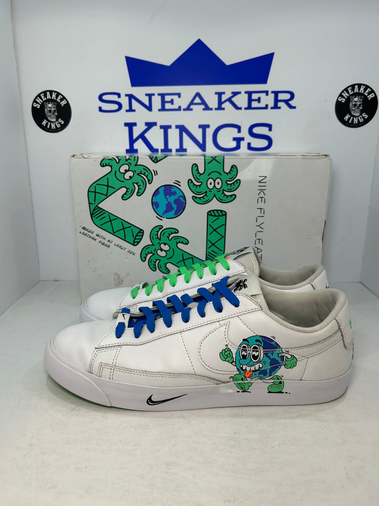 Nike Blazer Flyleather Steven Harrington QS Low Earth Day (Pre-Owned)