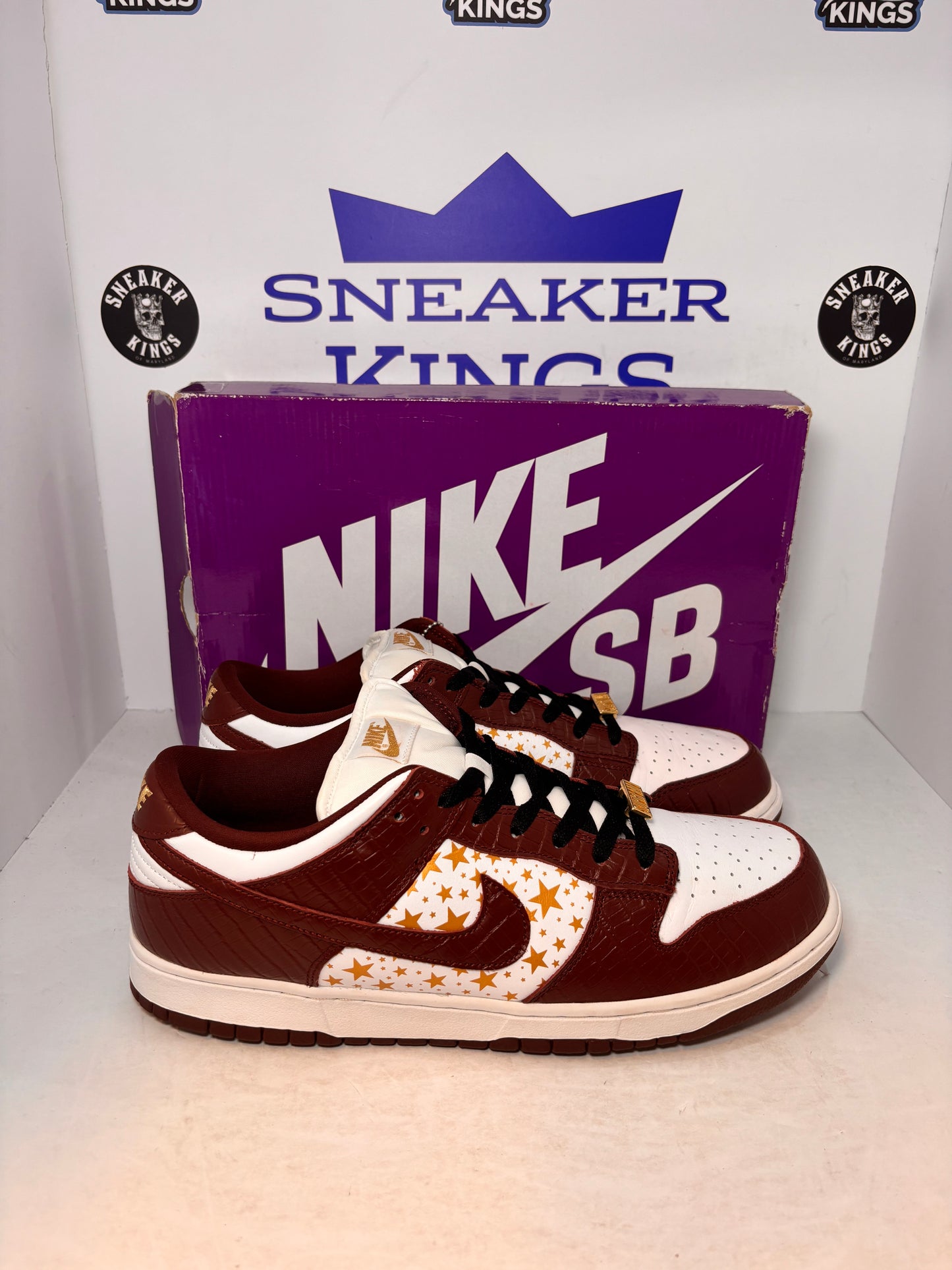 Nike Dunk SB Low x Supreme Barkroot Brown (Pre-Owned)