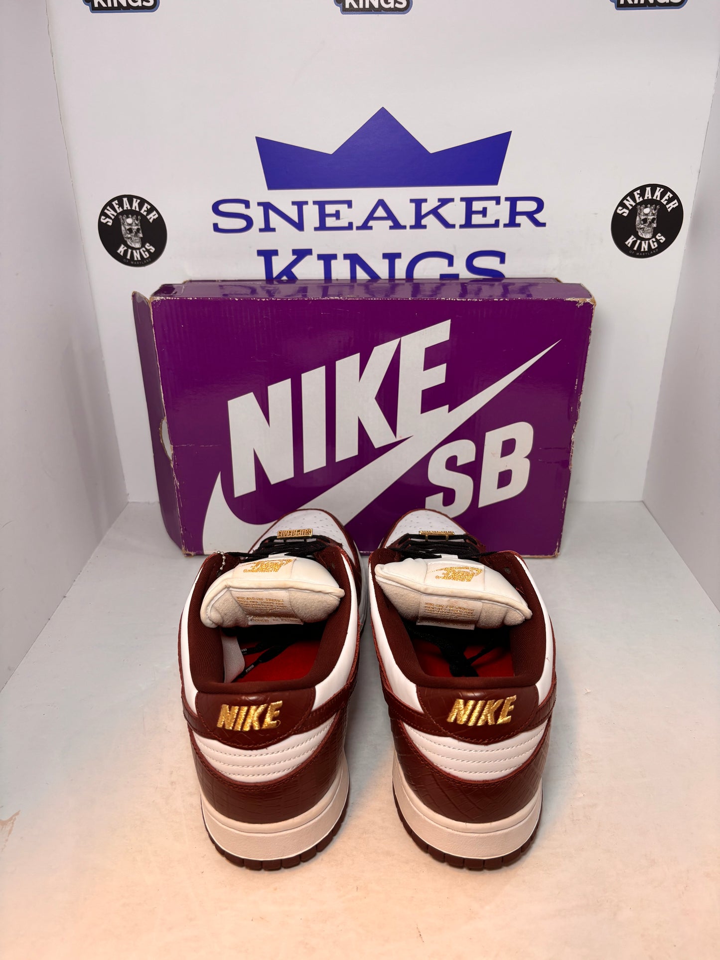 Nike Dunk SB Low x Supreme Barkroot Brown (Pre-Owned)