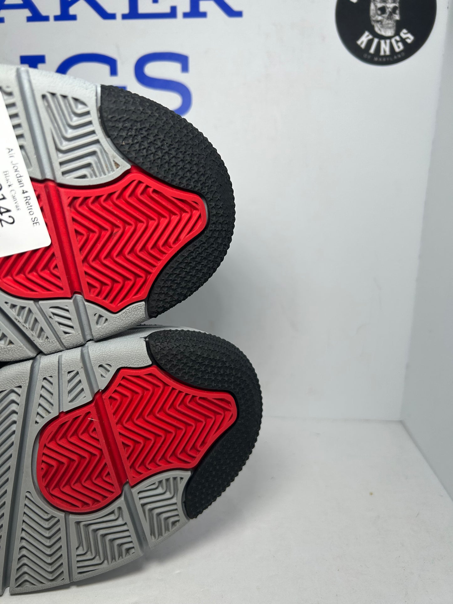 Air Jordan 4 Retro SE Black Canvas (Pre-Owned)