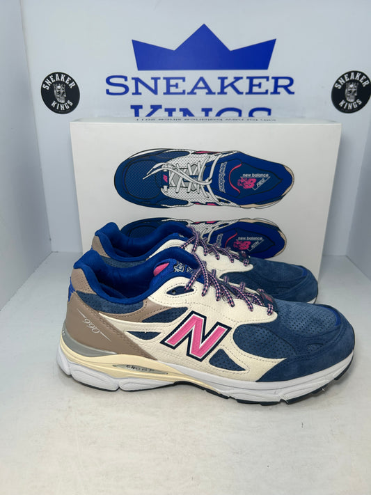 New Balance 990v3 Kith Made In USA Daytona w/ Socks (Pre-Owned)