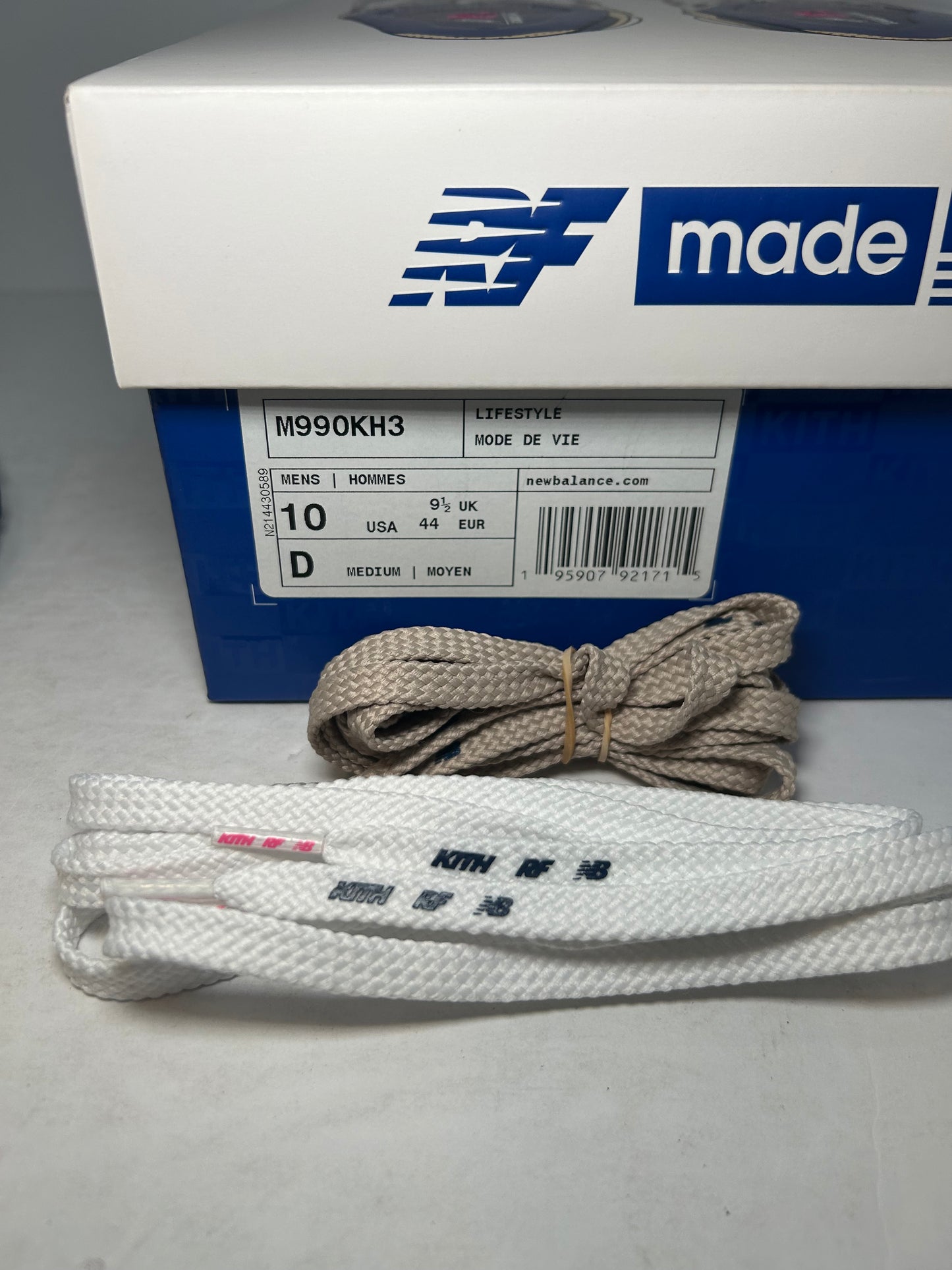 New Balance 990v3 Kith Made In USA Daytona w/ Socks (Pre-Owned)