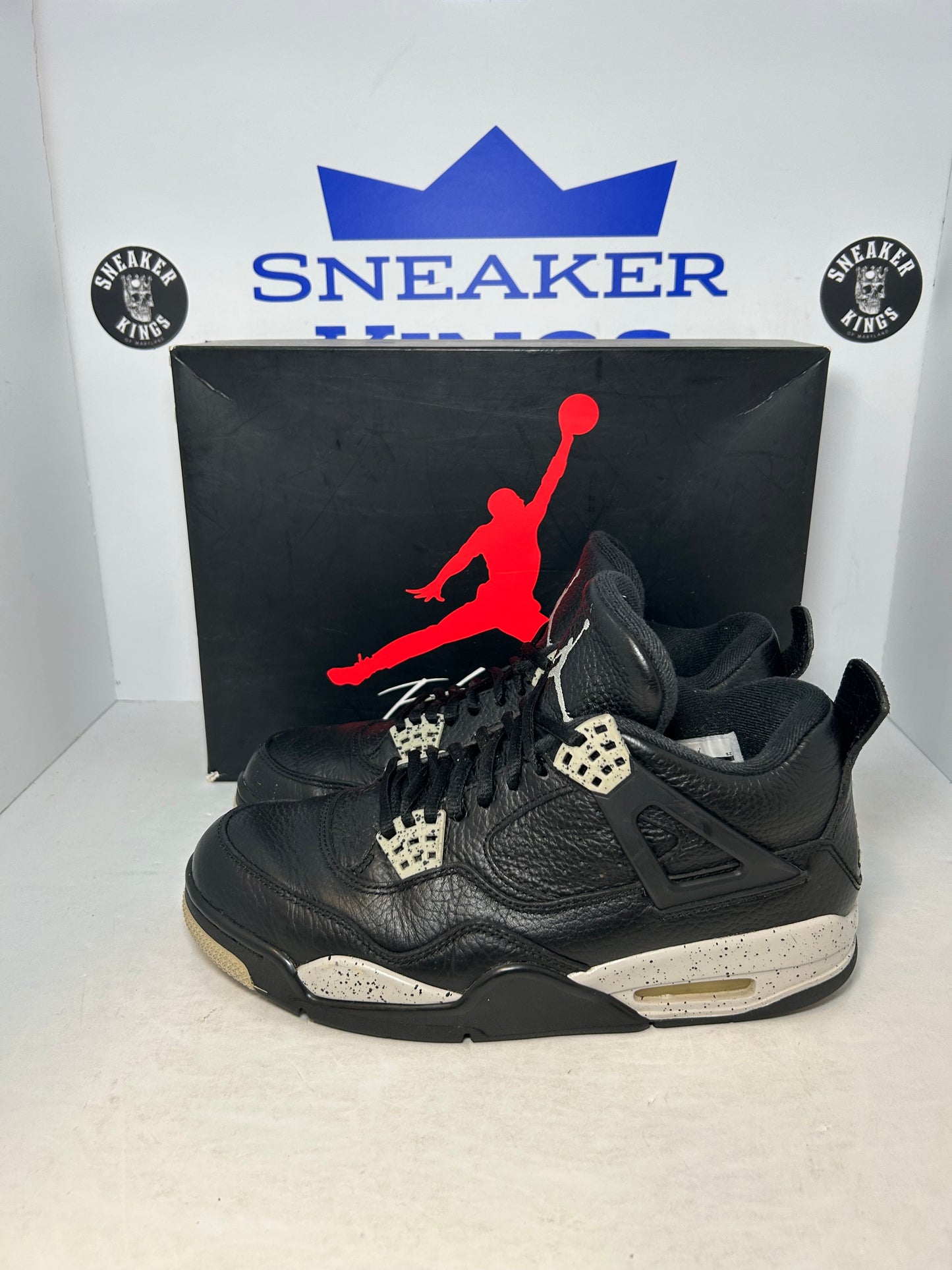 Air Jordan 4 Retro LS Oreo 2015 (Pre-Owned)